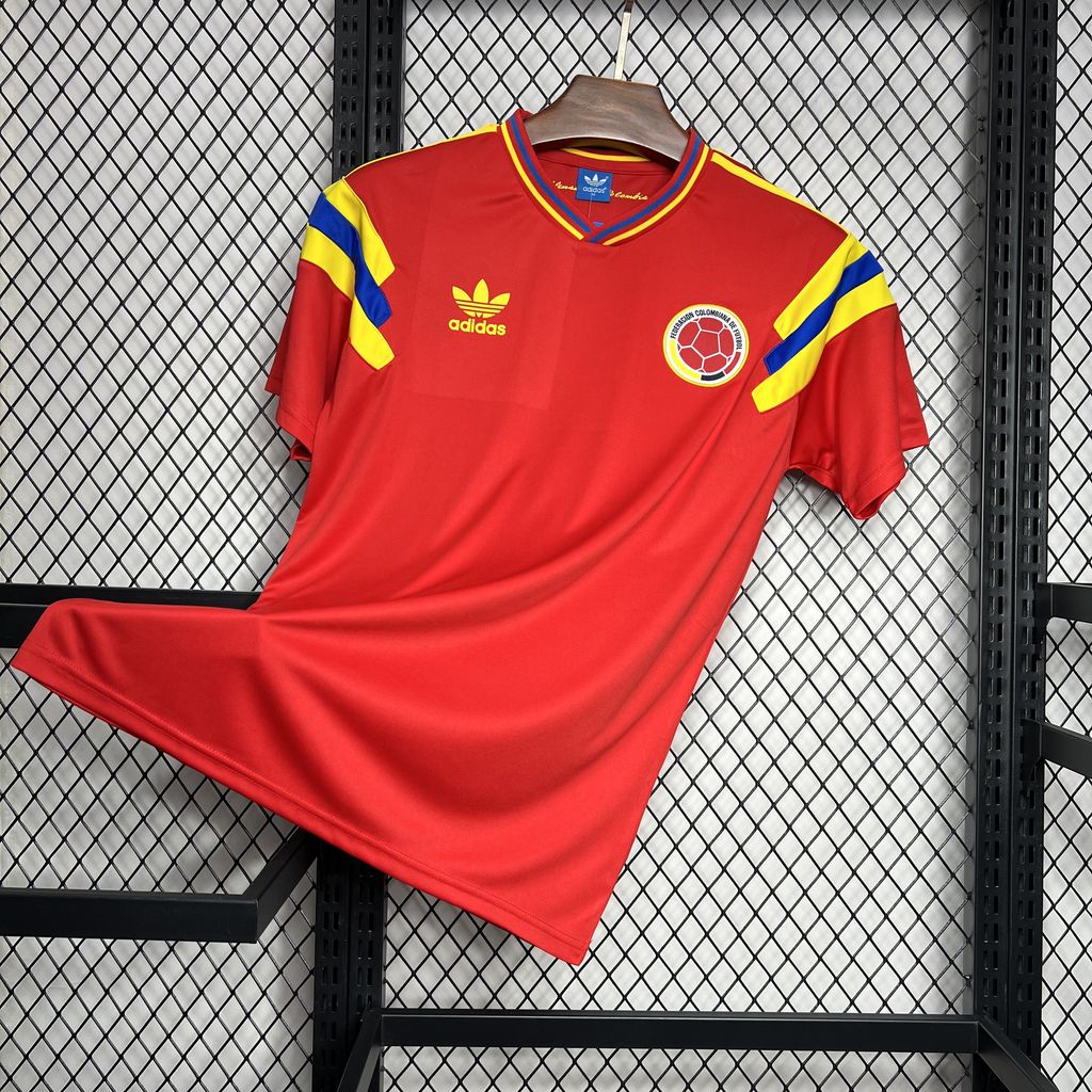 Retro Colombia 1990 Away Jersey - Unitedfutballjersey