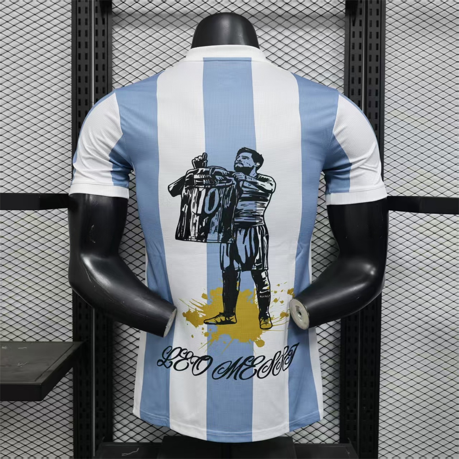 Argentina 25-26 50th Anniversary Messi Graffiti Special Jersey - Player Version - Unitedfutballjersey