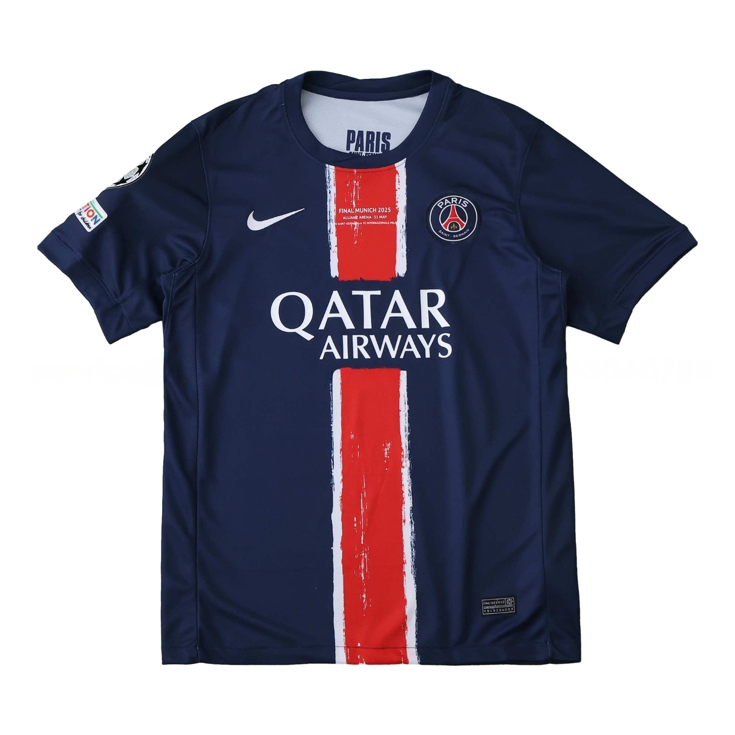 Paris Saint-Germain PSG 24-25 Home Champions League Final Home Jersey - Fans Version - Unitedfutballjersey