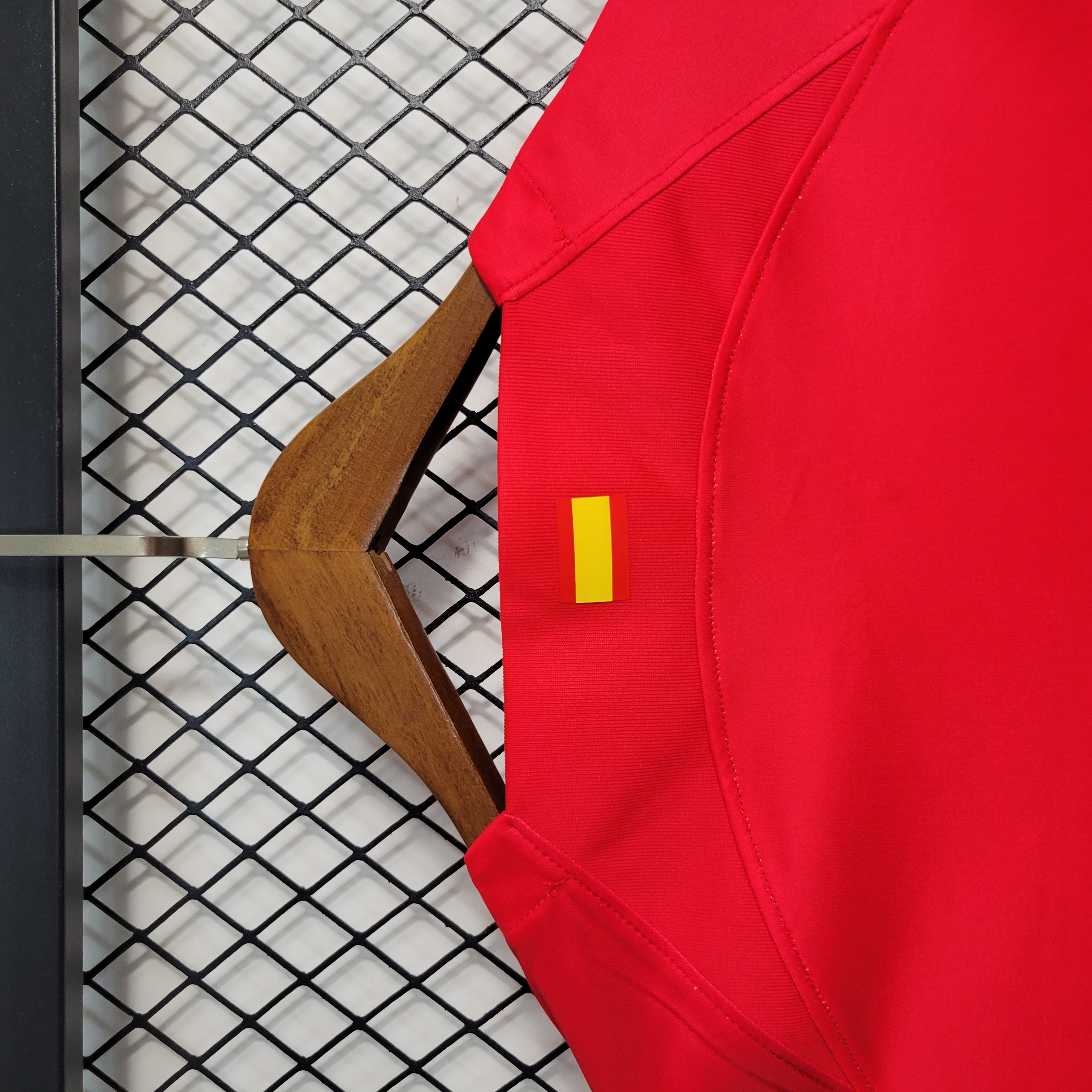 23/24 Atletico Madrid Home Long Sleeve Fans Jersey - Unitedfutballjersey