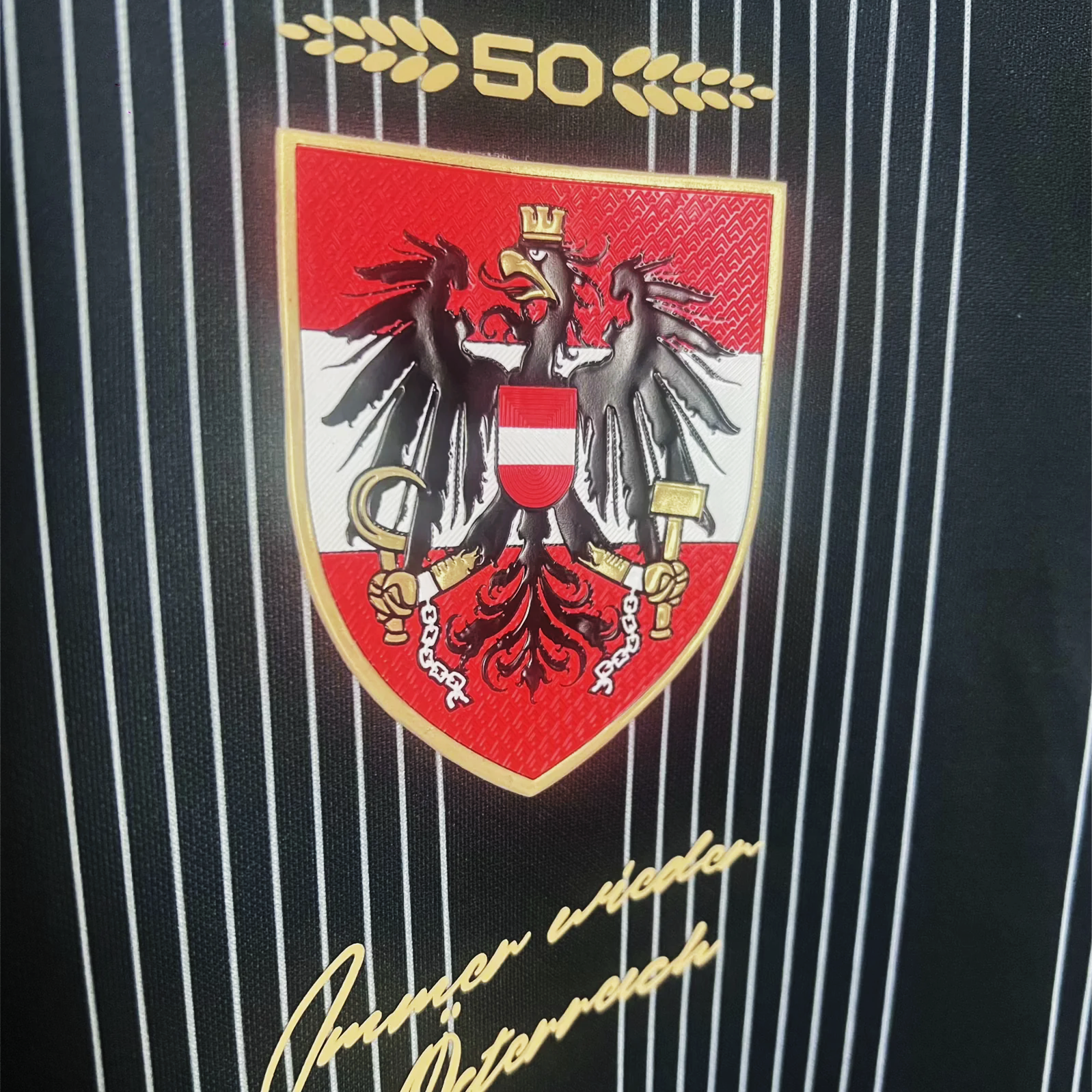 Austria 2024 50th Anniversary Long Sleeves Jersey - Fans Version - Unitedfutballjersey