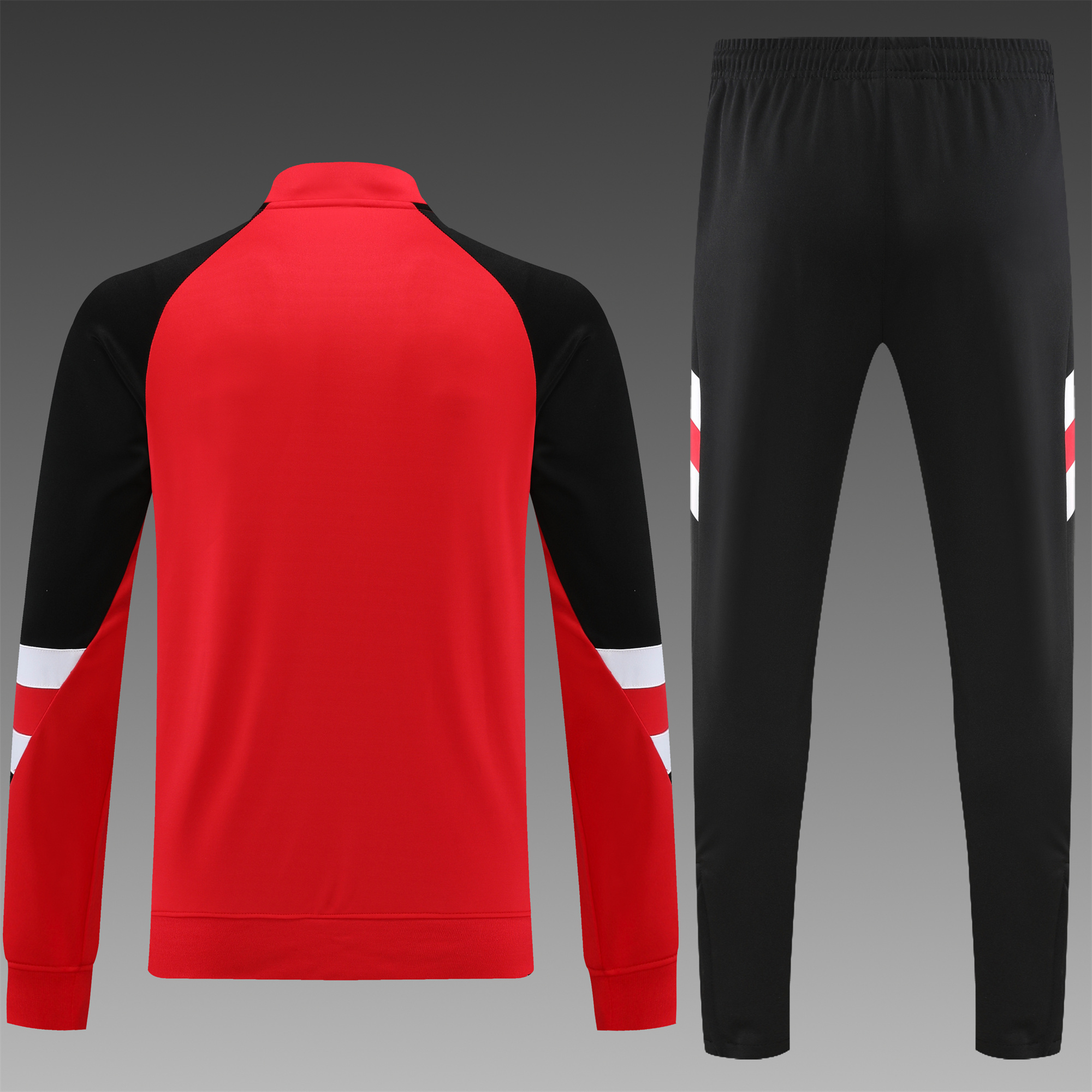 Manchester United 23-24 Long Sleeve Training Set Red - Unitedfutballjersey