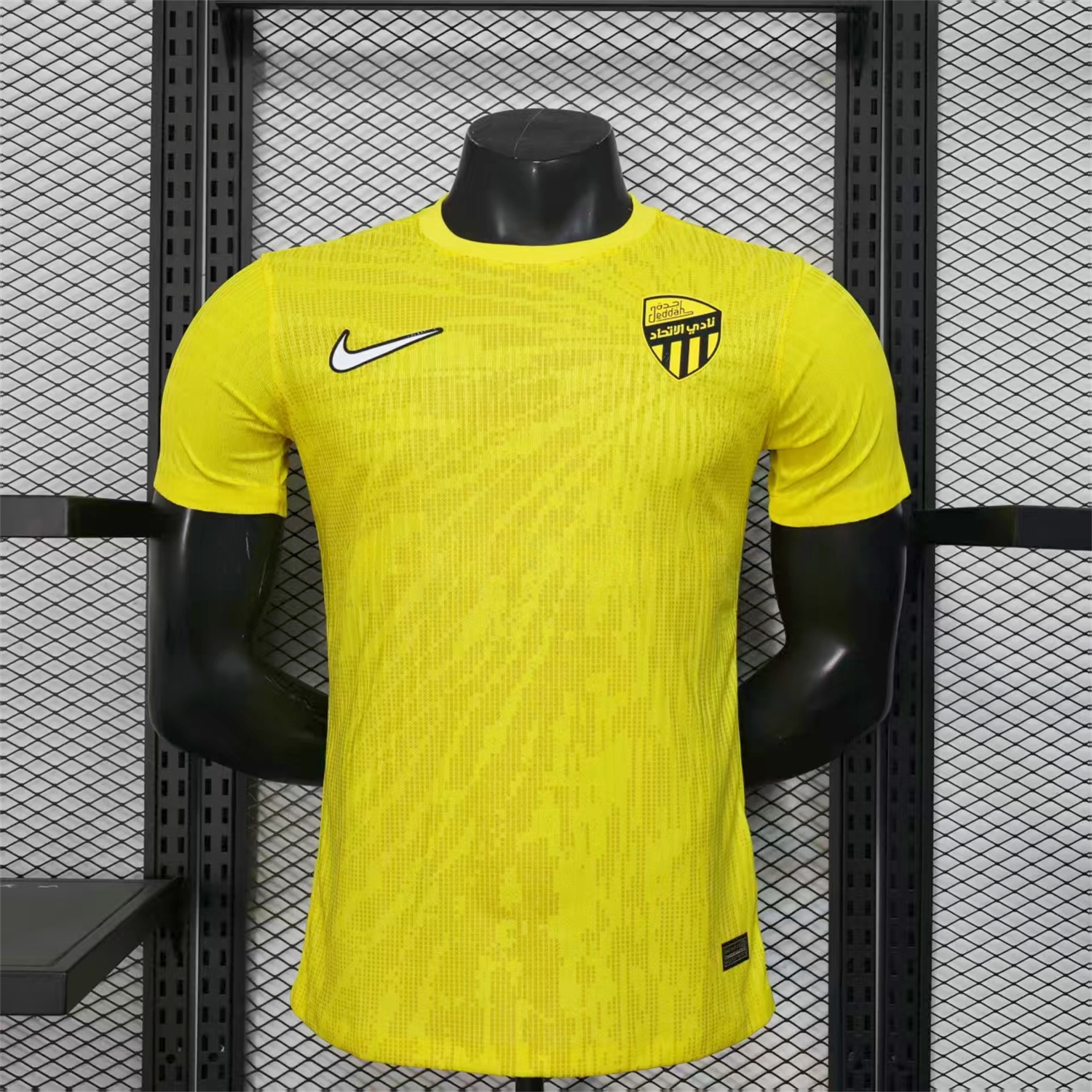 Al Ittihad Jeddah United 24-25 Pre-Match Yellow Jersey - Player Version - Unitedfutballjersey