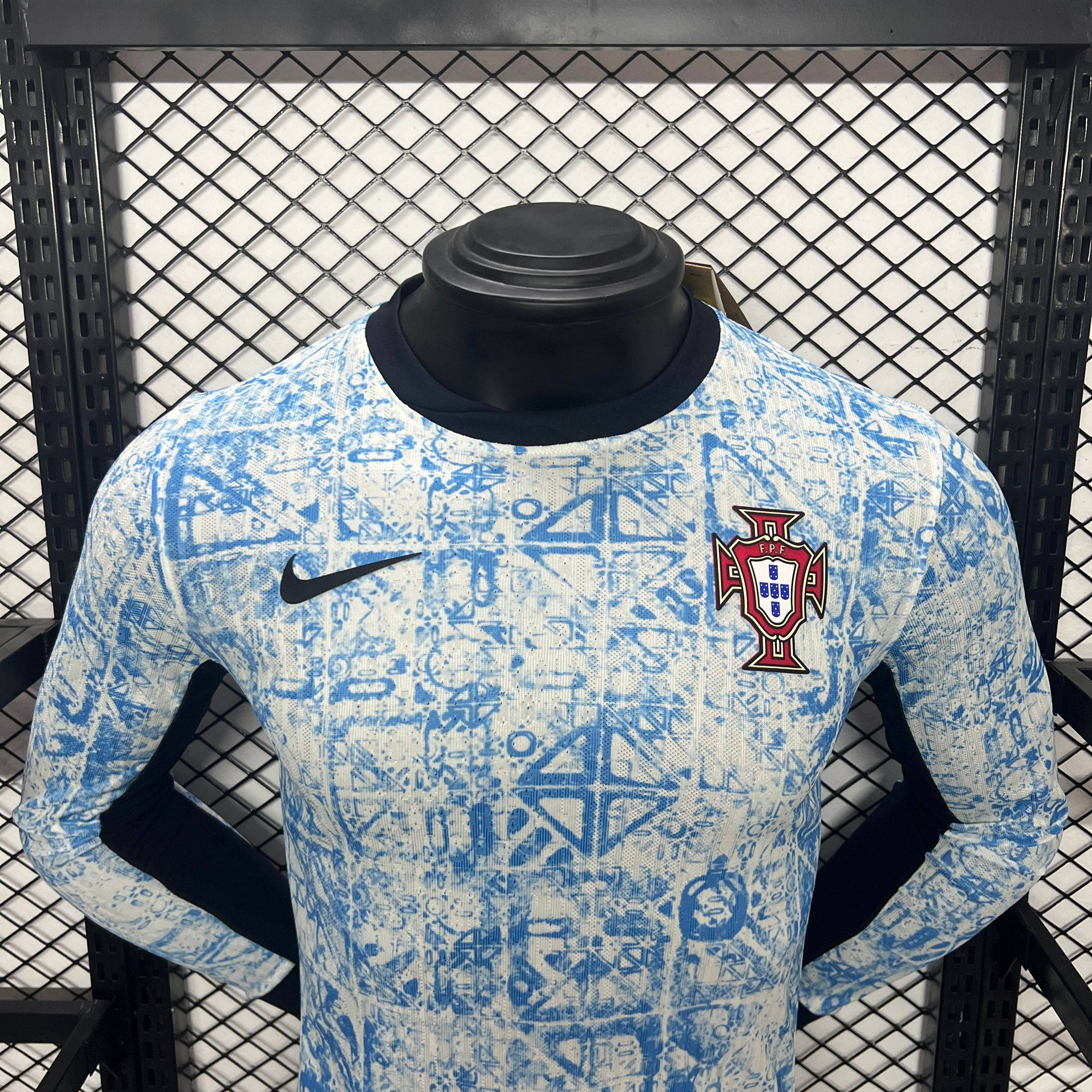 Portugal 2024 Away Long Sleeve Jersey - Player Version - Unitedfutballjersey