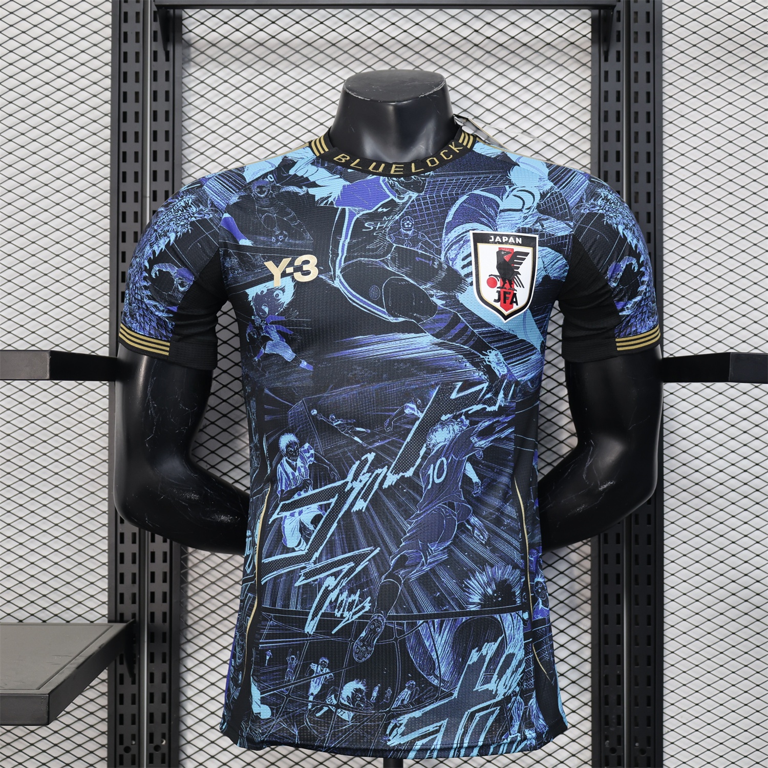 Japan 2025 Y3 BLUELOCK Special Edition Jersey - Player Version - Unitedfutballjersey
