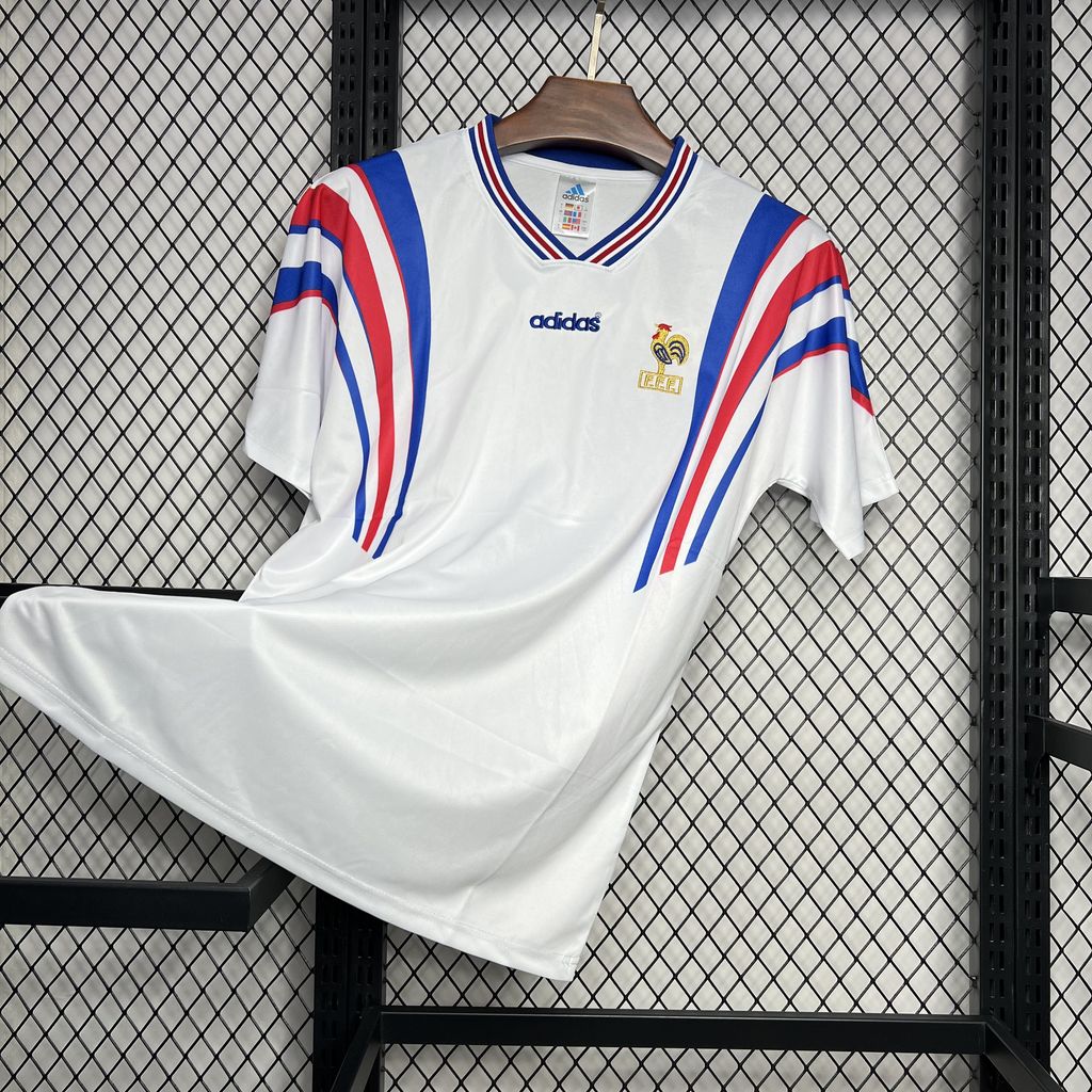 Retro France 1996 Away Jersey - Unitedfutballjersey