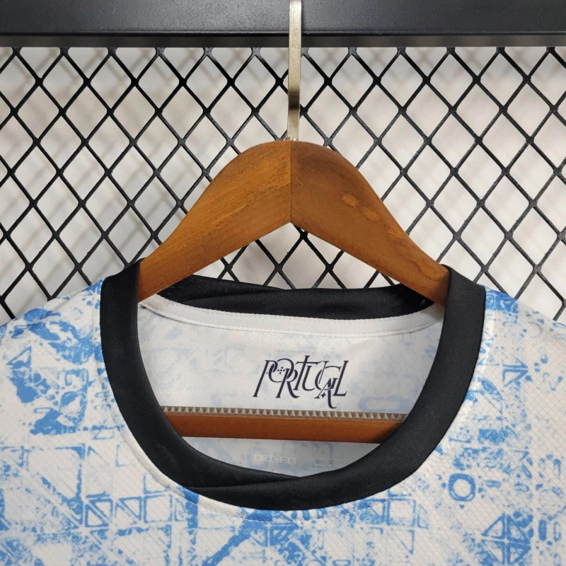 Portugal 2024 Away Stadium Long Sleeve Jersey - Fans Version - Unitedfutballjersey