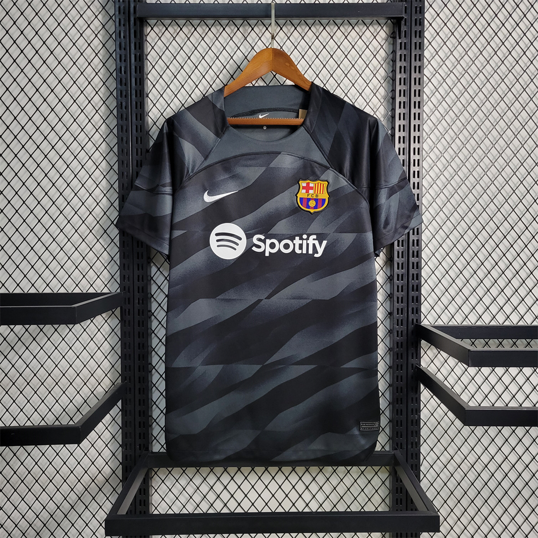 B.A.R.S.A 23/24 Black Goalkeeper Jersey - Fans Version - Unitedfutballjersey