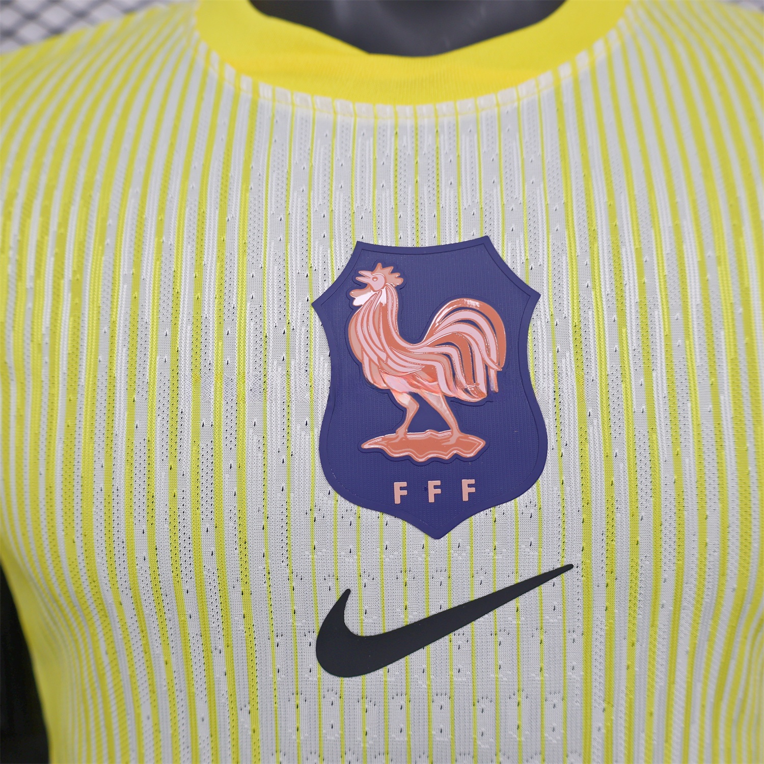 France 2025-26 Yellow Goalkeeper Jersey - Player Version - Unitedfutballjersey