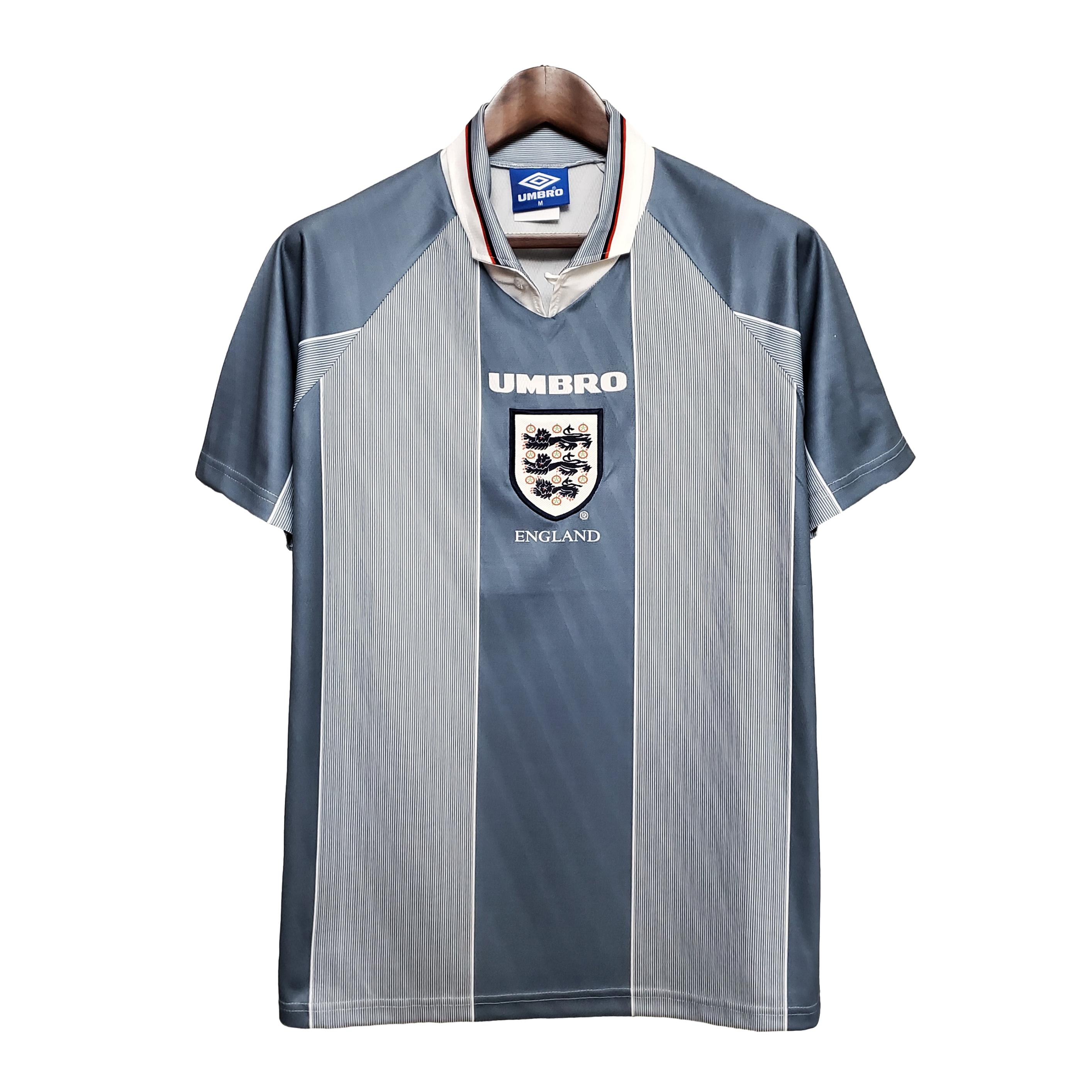 Retro England 1996 Away Stadium Jersey - Unitedfutballjersey