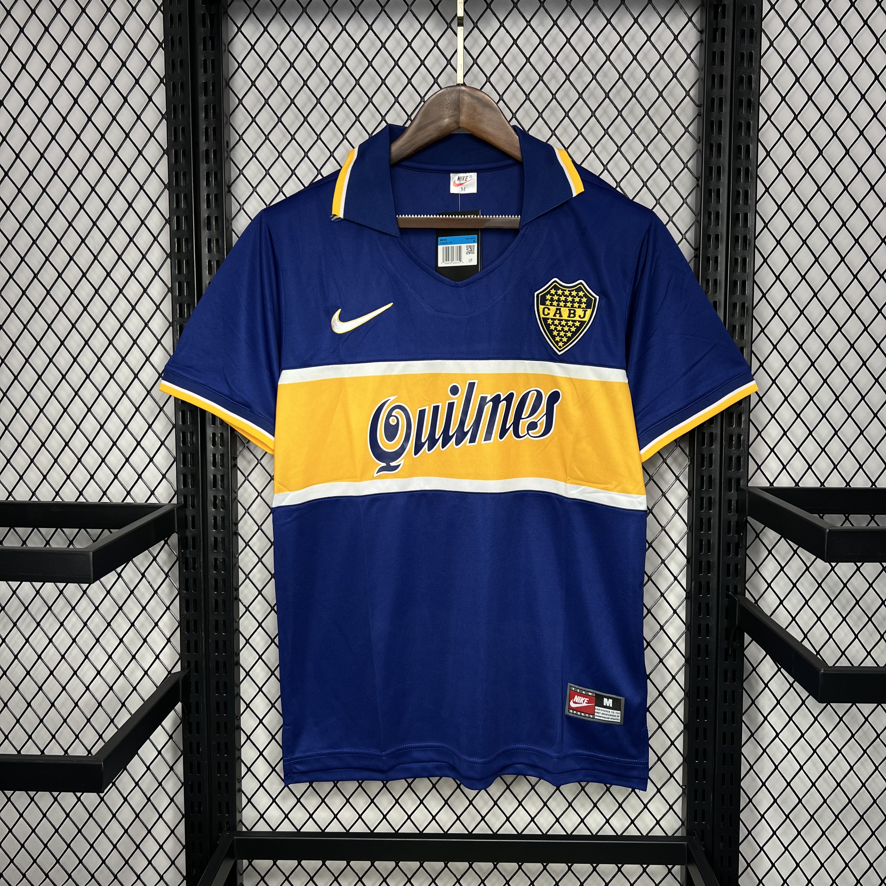 Retro Boca Juniors 1996-97 Home Stadium Jersey - Unitedfutballjersey