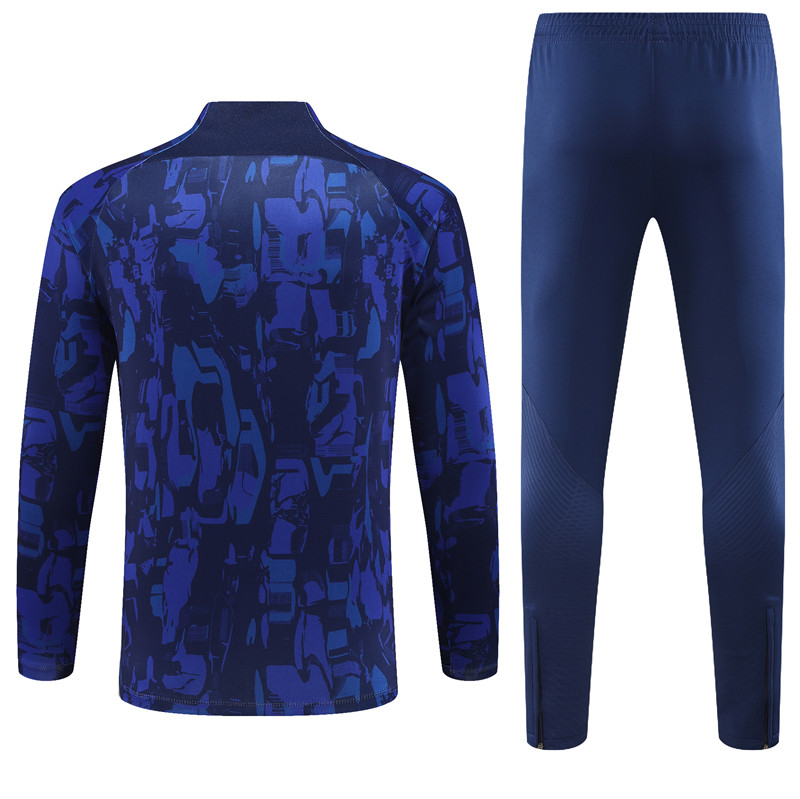 Che 23-24 Long Sleeve Training Set -Blue Camouflage - Unitedfutballjersey
