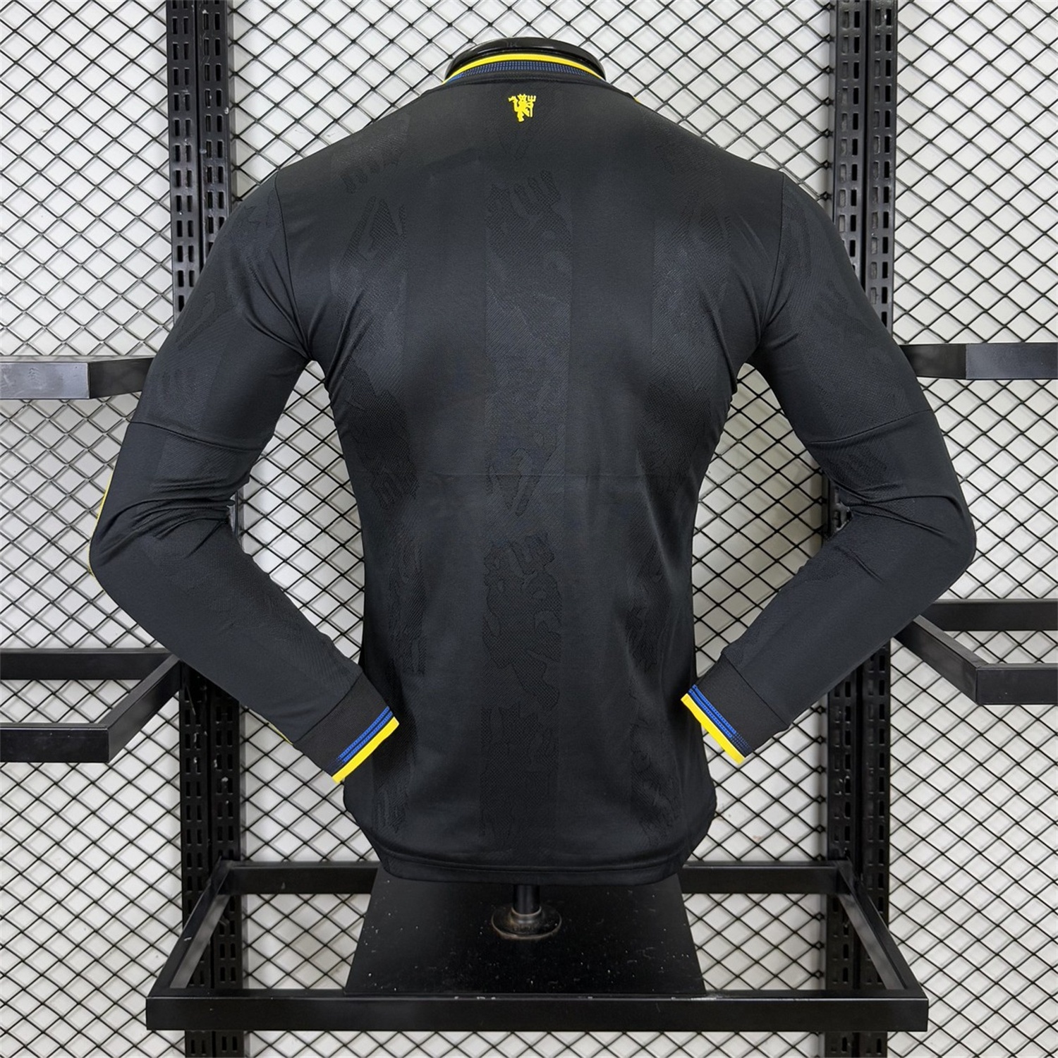 Manchester United 25-26 Third Black Long Sleeves Jersey - Player Version - Unitedfutballjersey