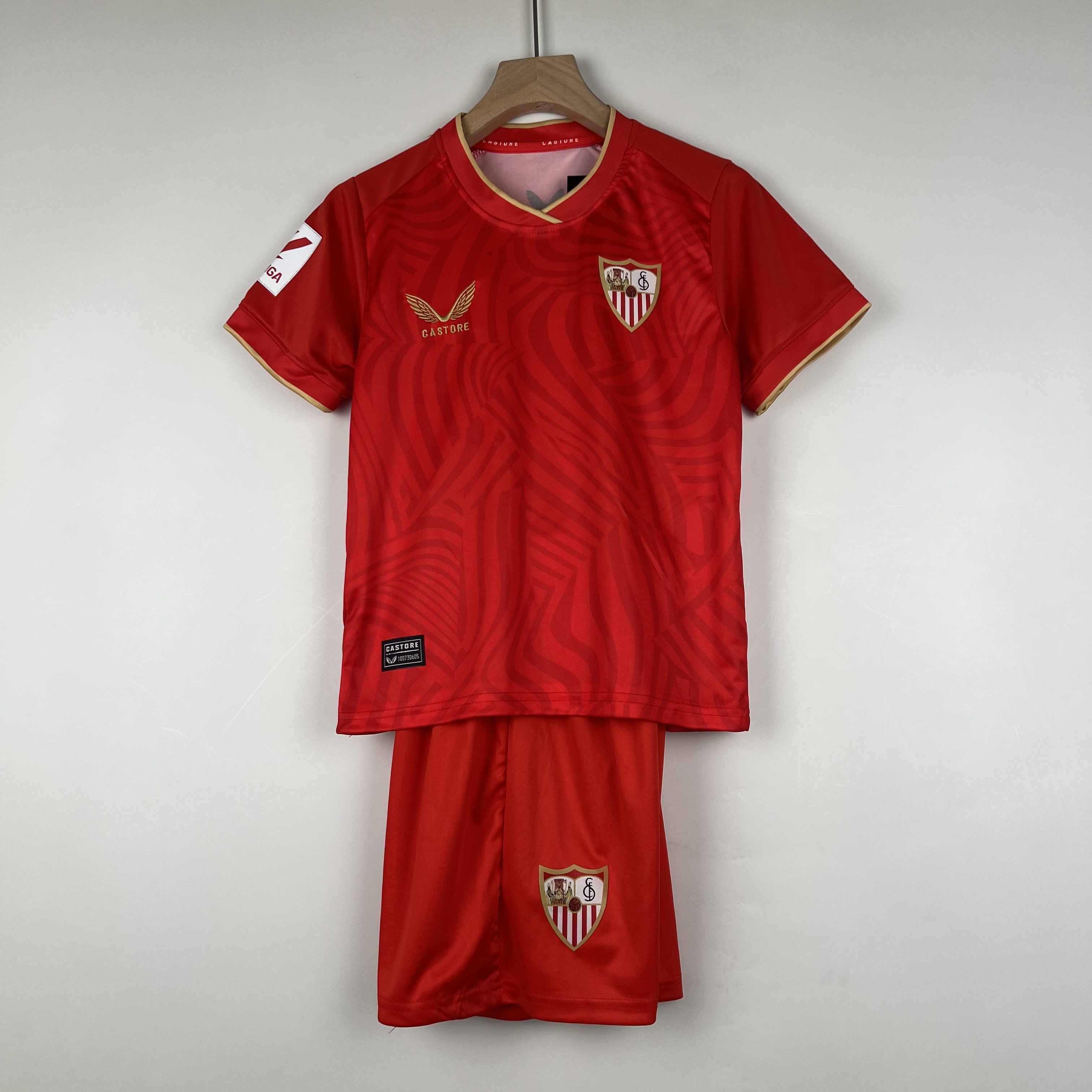 Sevilla 23-24 Away Stadium Kids Kit - Unitedfutballjersey