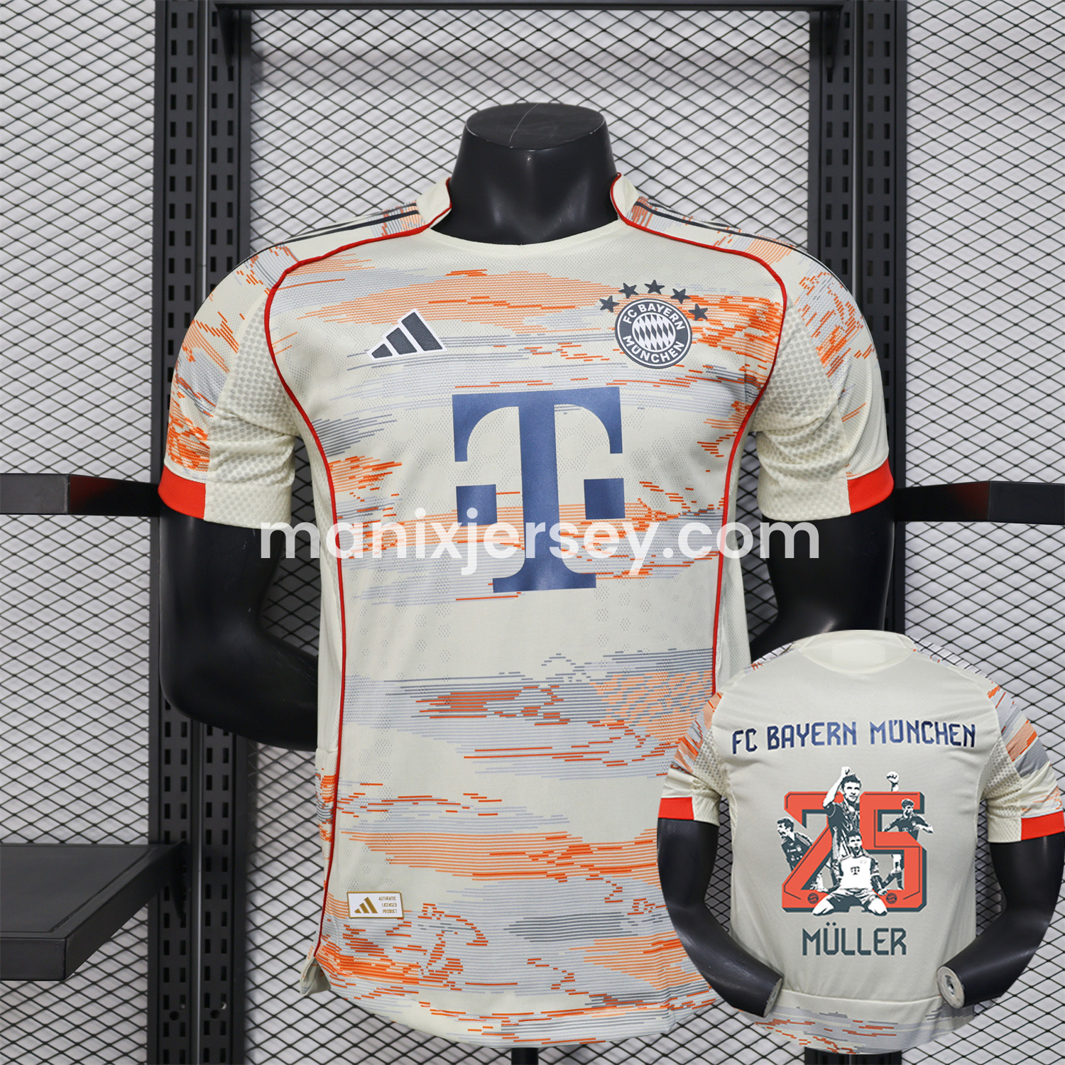 【MÜLLER 25】Bayern Munich 25-26 Away Jersey - Player Version - Unitedfutballjersey