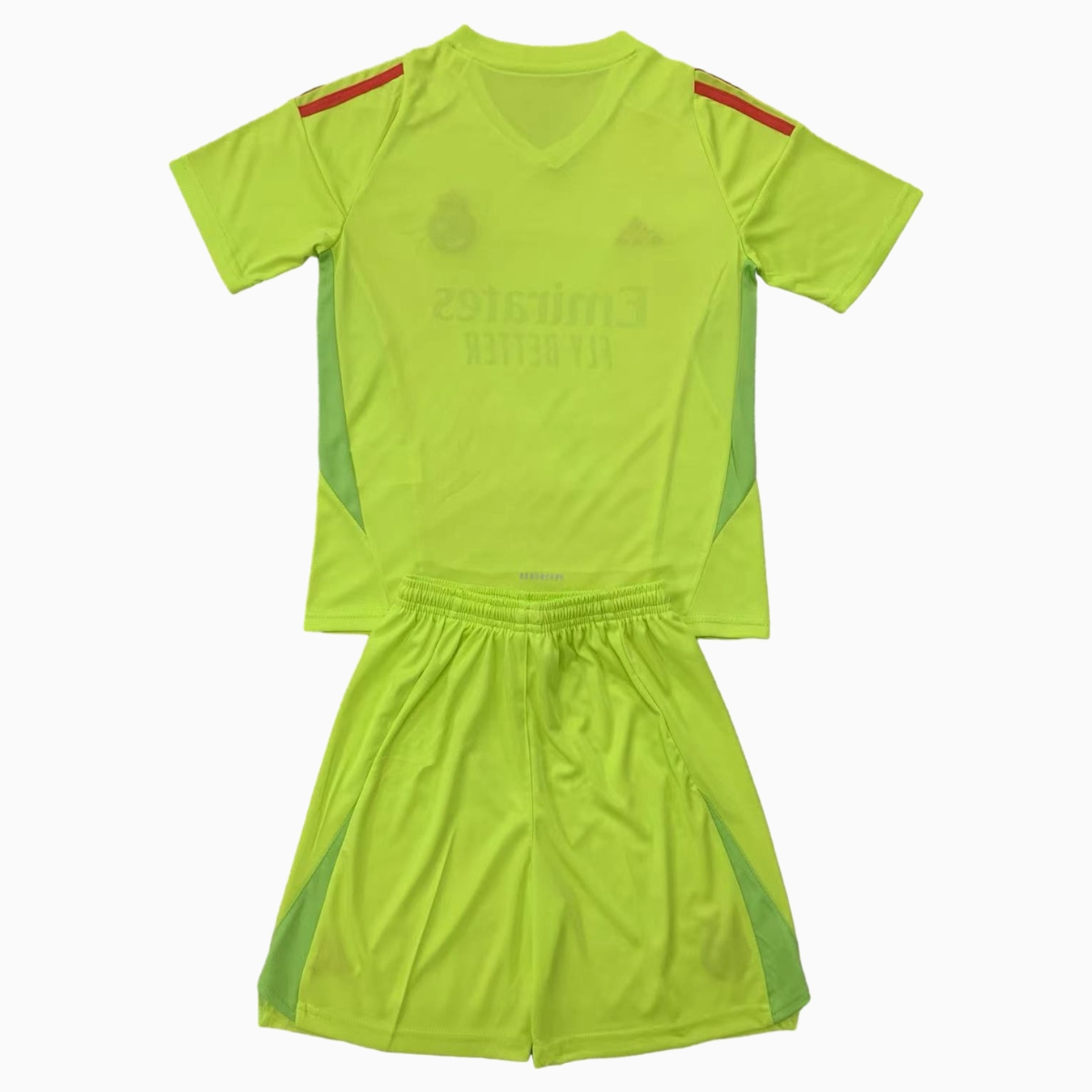 Real Madrid 24-25 Light Green Goalkeeper Kids Kit - Unitedfutballjersey