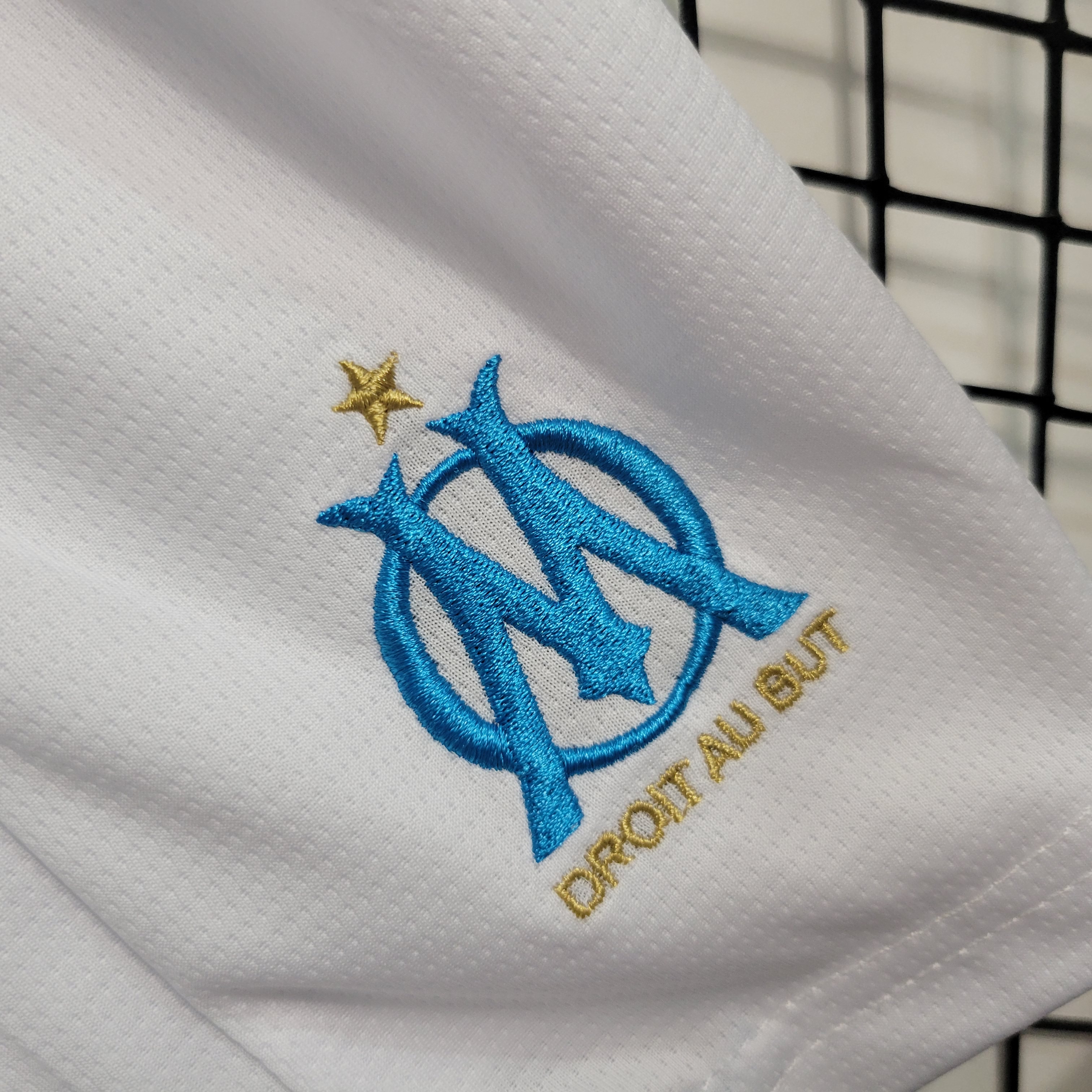 Marseille 23-24 Home Kids Kit - Unitedfutballjersey