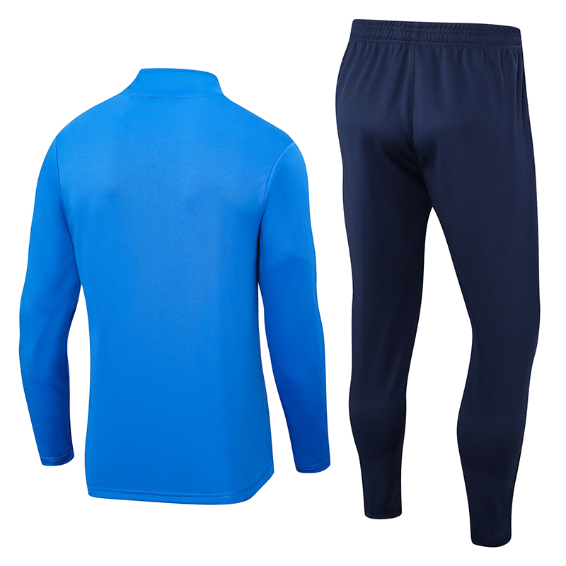 Roma 23-24 Long Sleeve Training Set -Blue - Unitedfutballjersey