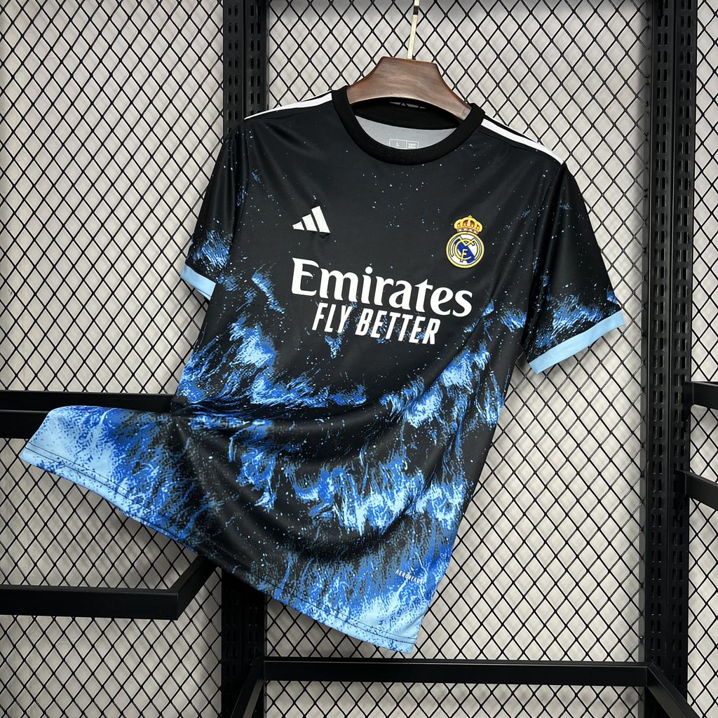 Real Madrid 24-25 Ocean Blue Special Edition Jersey - Fans Version - Unitedfutballjersey