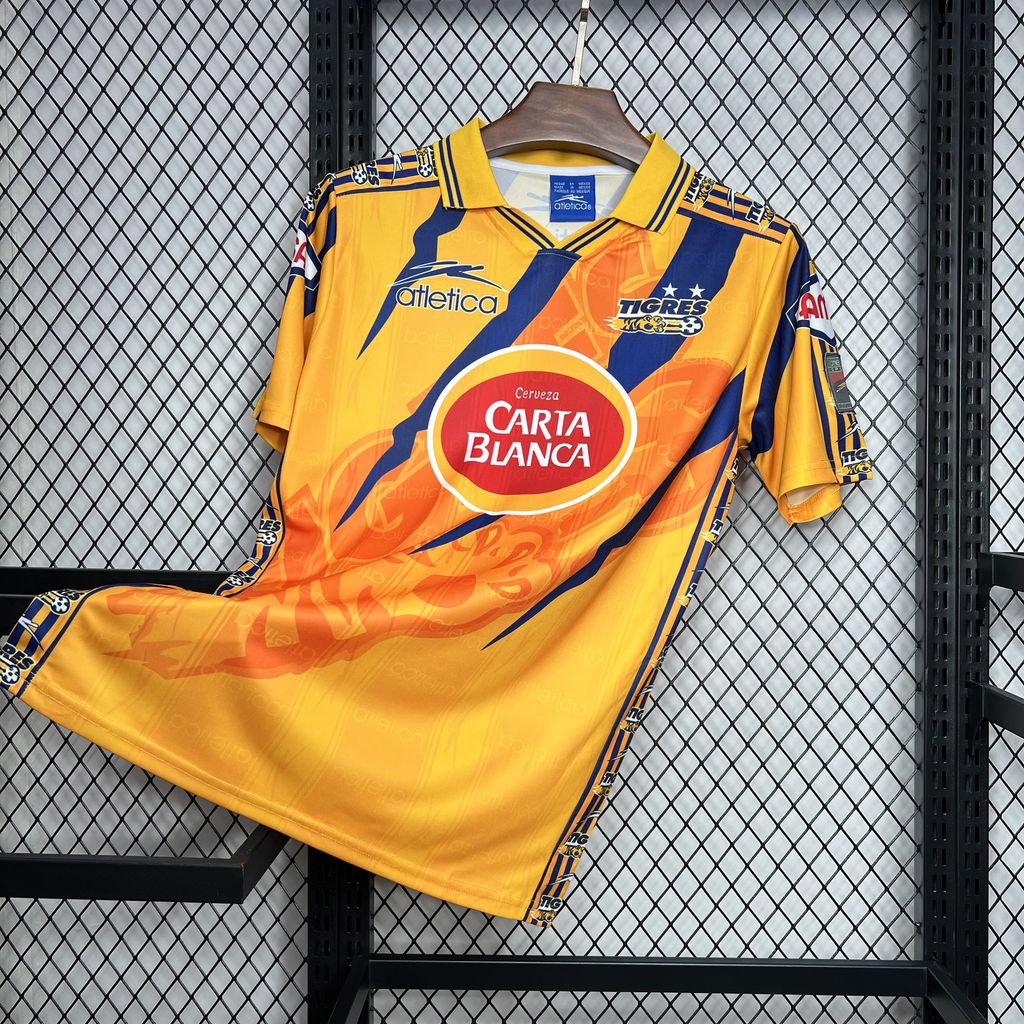 Retro Tigres UANL 1997-98 Home Stadium Jersey - Unitedfutballjersey