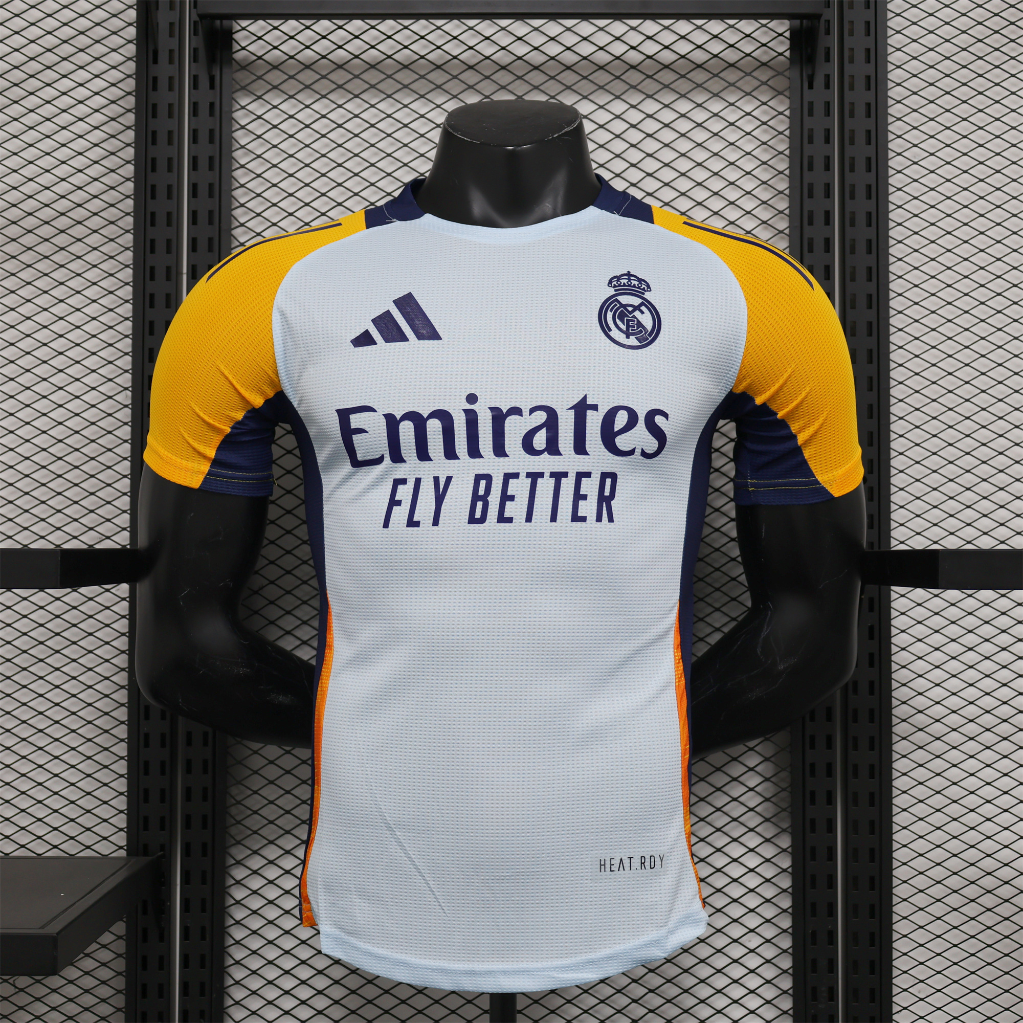 Real Madrid 24-25 Blue Pre-Match Jersey - Player Version - Unitedfutballjersey