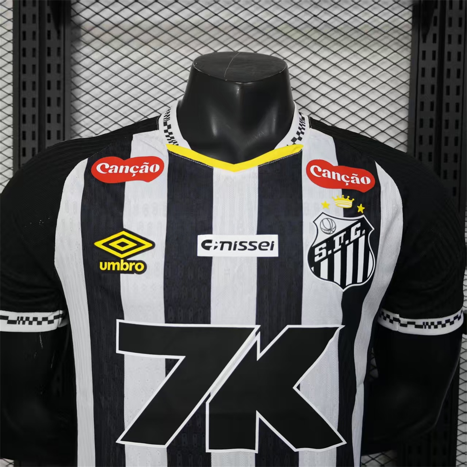 Santos 25-26 Away Jersey with Sponsors - Player Version - Unitedfutballjersey