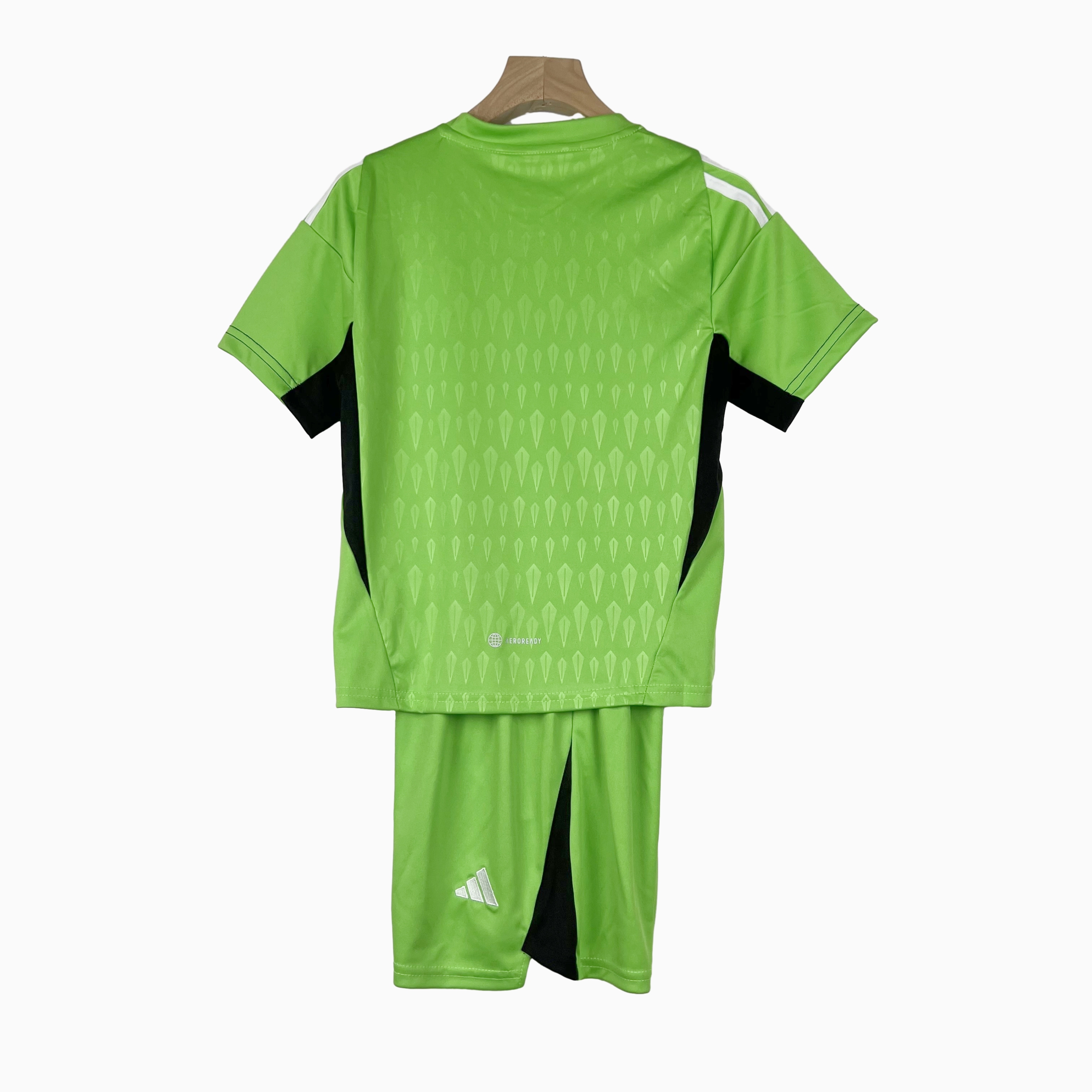 Manchester United 23-24 Green Goalkeeper Kids Kit - Unitedfutballjersey