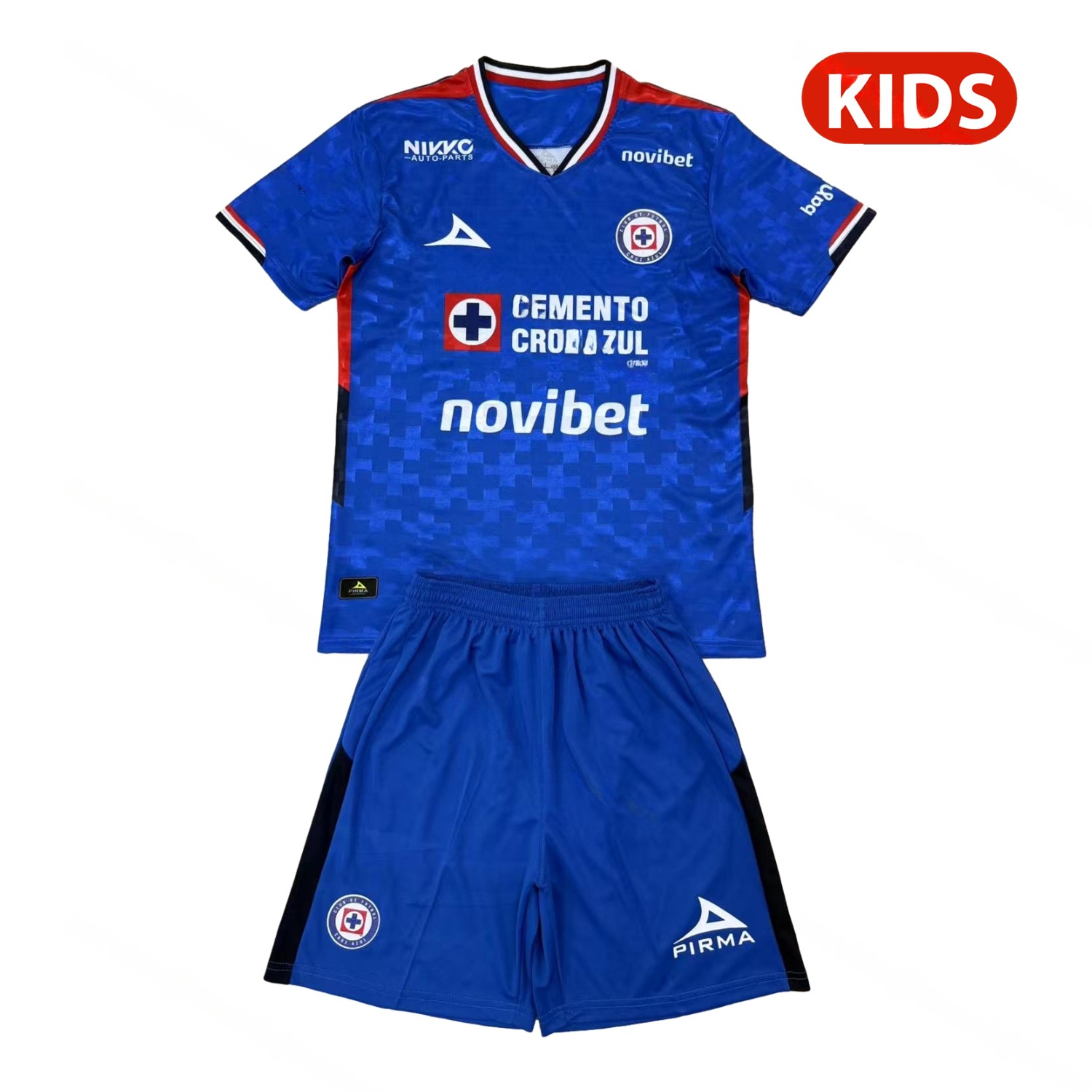 Cruz Azul 25-26 Home Blue Kids Kit - Unitedfutballjersey