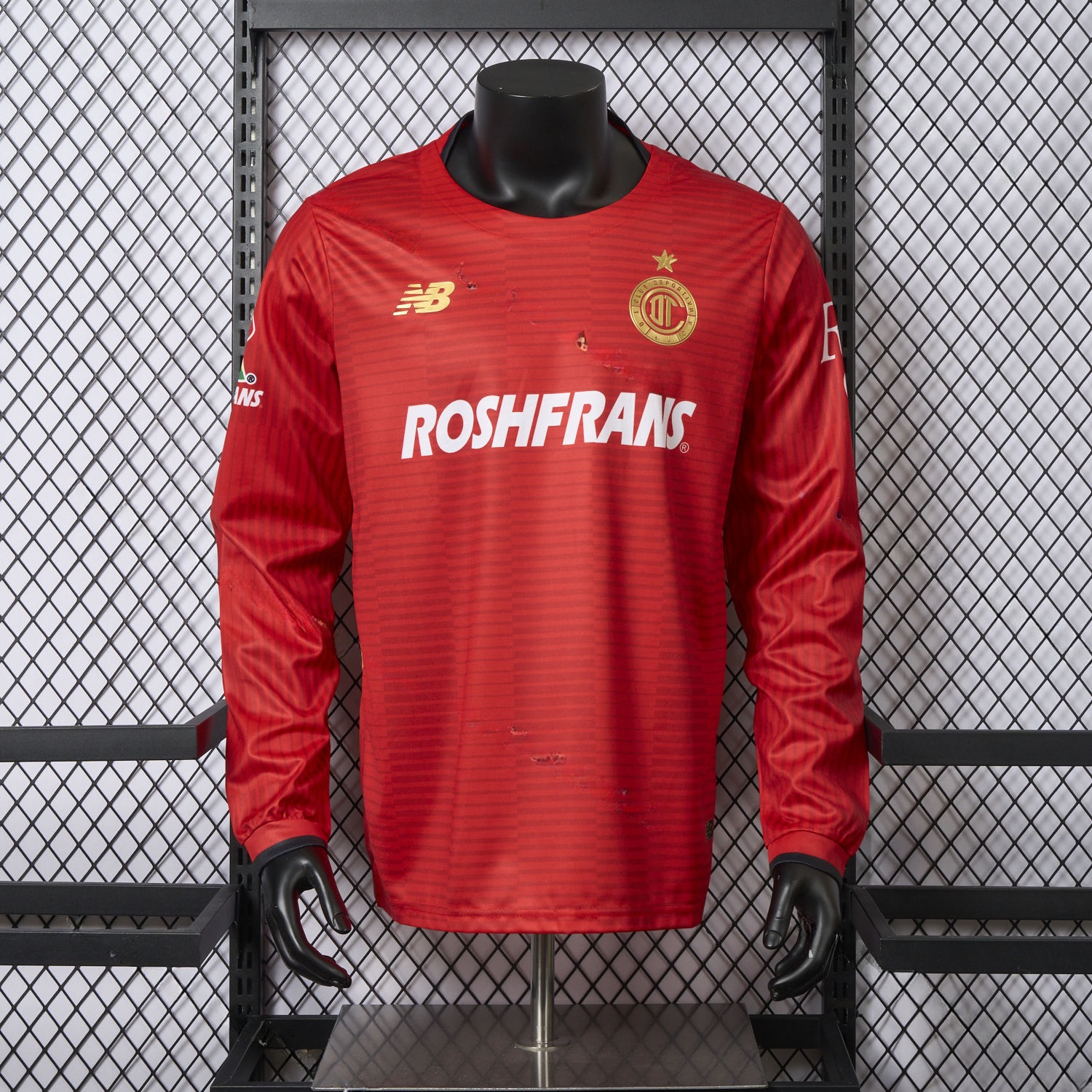 Toluca 25-26 Home Long Sleeves Jersey - Player Version - Unitedfutballjersey