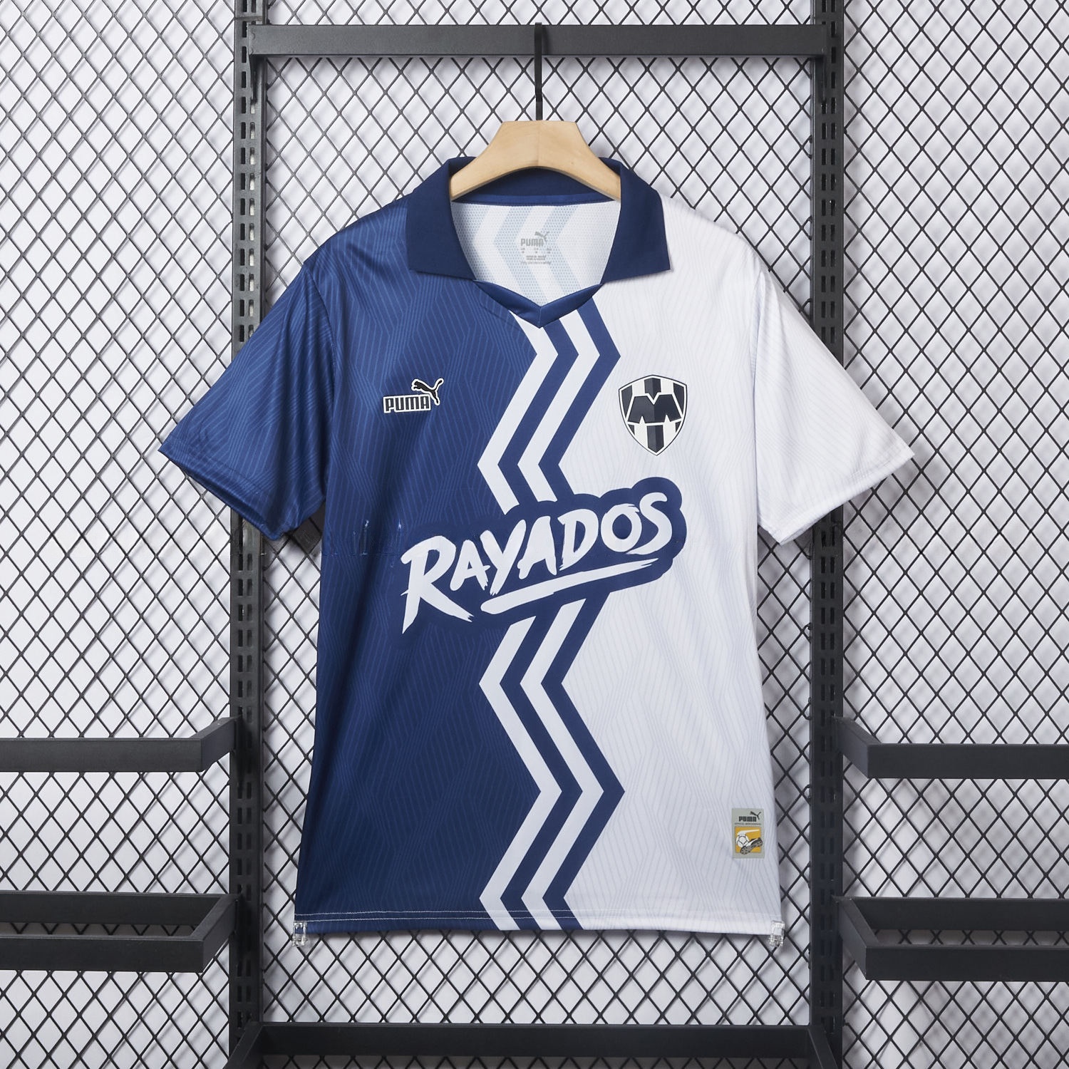 Rayados Monterrey 25-26 Blue And White Half Special Jersey - Fans Version - Unitedfutballjersey