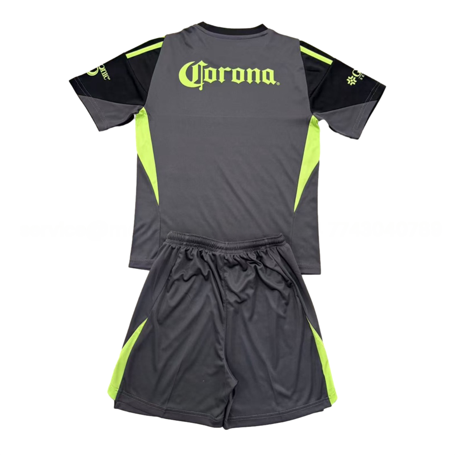 Club América 25-26 Black Goalkeeper Kids Kit - Unitedfutballjersey