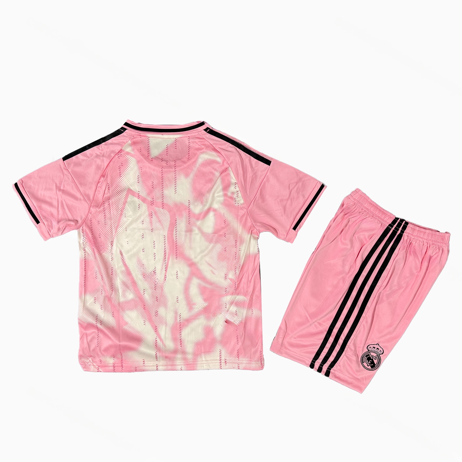 Real Madrid 25-26 Pink And White Special Kids Kit - Unitedfutballjersey