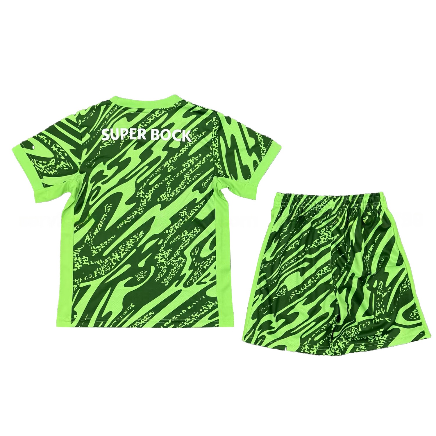 Sporting CP 25-26 Green Goalkeeper Men's Adult Jersey Set - Fans Version - Unitedfutballjersey