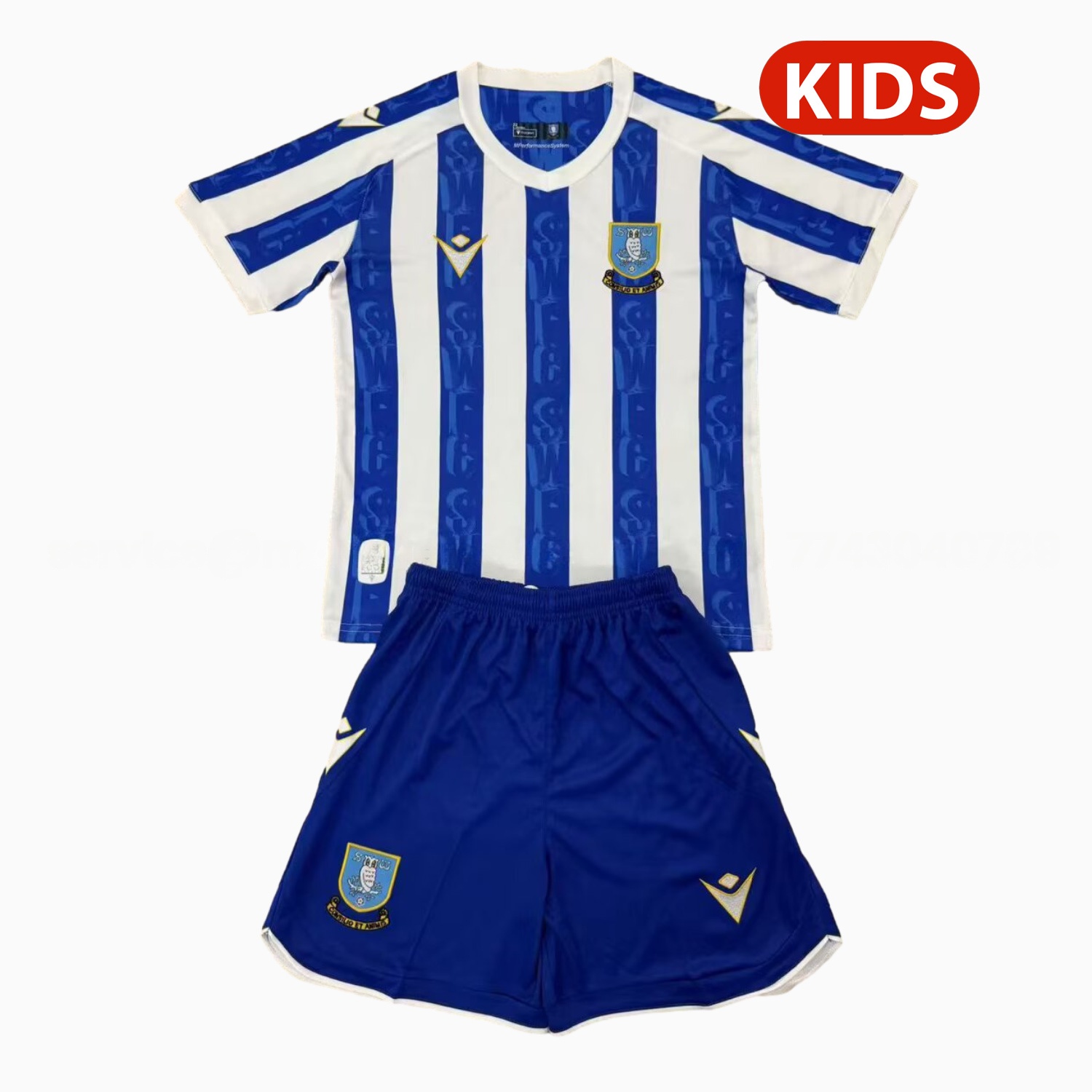 Sheffield Wednesday 25-26 Home Kids Kit - Unitedfutballjersey