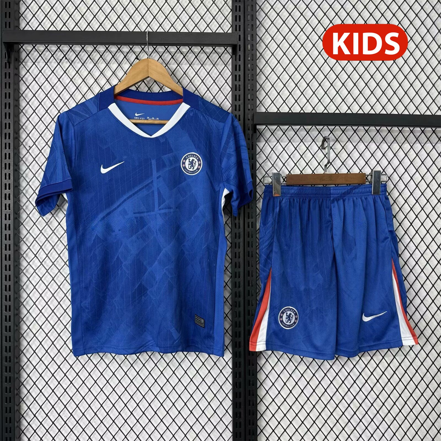 C.H.E.L.S.E.A 25-26 Home Unsponsored Blue Kids Kit - Unitedfutballjersey