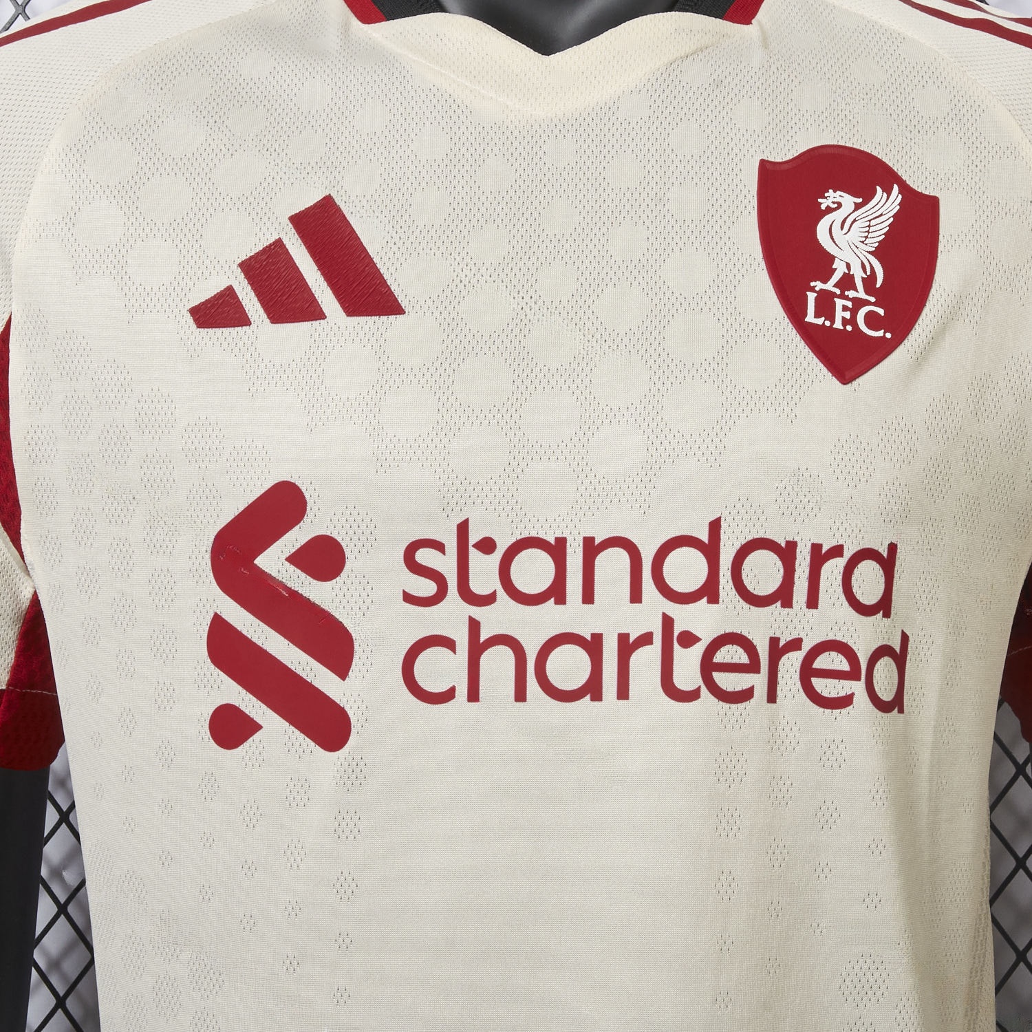Liver.pool 25-26 Away Beige Jersey - Player Version - Unitedfutballjersey