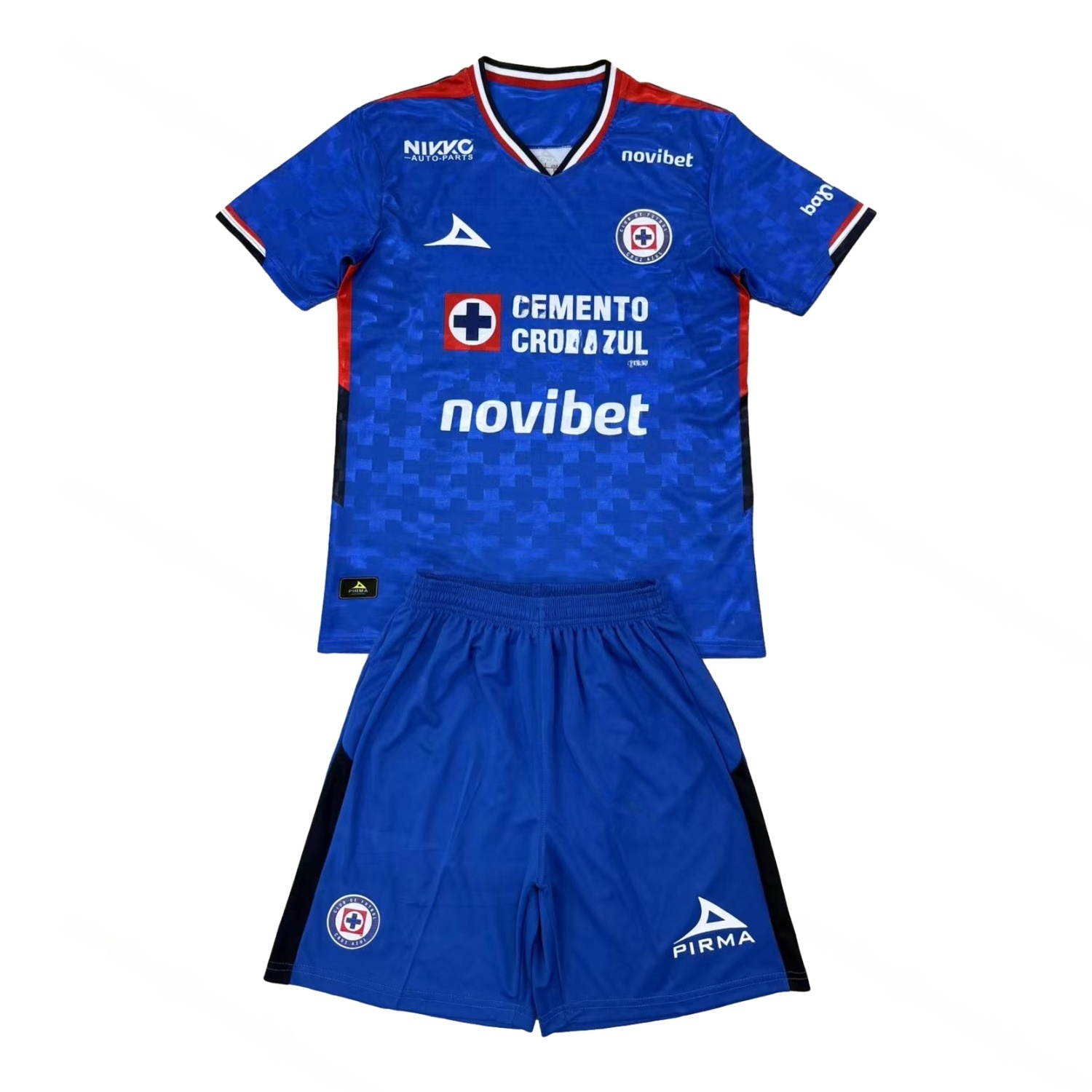 Cruz Azul 25-26 Home Blue Men's Adult Jersey Set - Fans Version - Unitedfutballjersey