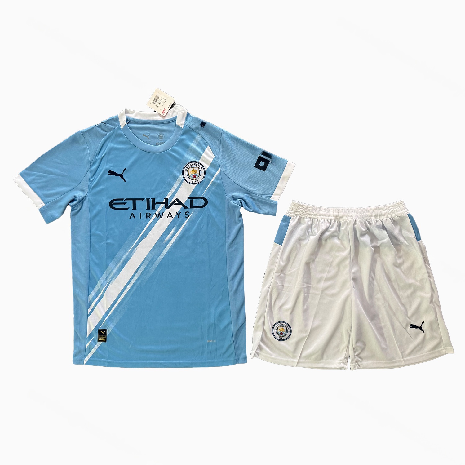 Manchester City 25-26 Home Men's Adult Jersey Set - Fans Version - Unitedfutballjersey
