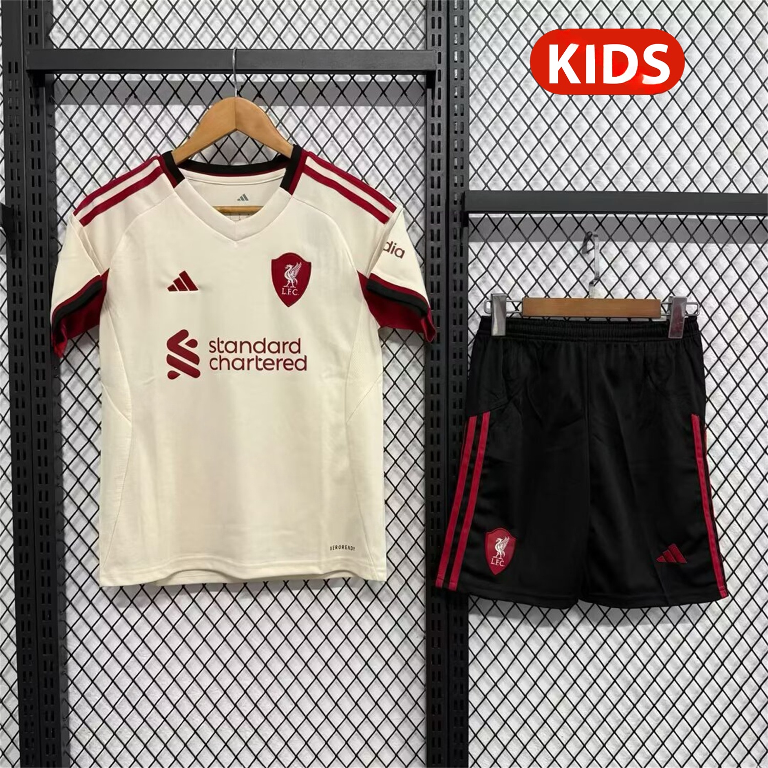 Liver.pool 25-26 Away Kids Kit - Unitedfutballjersey