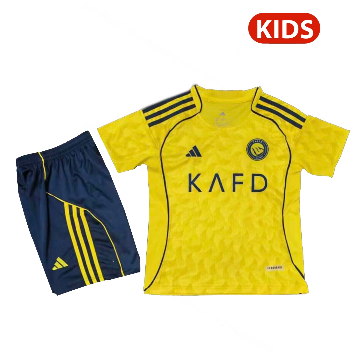 Al Nassr Riyadh Victory 25-26 Home Kids Kit - Unitedfutballjersey