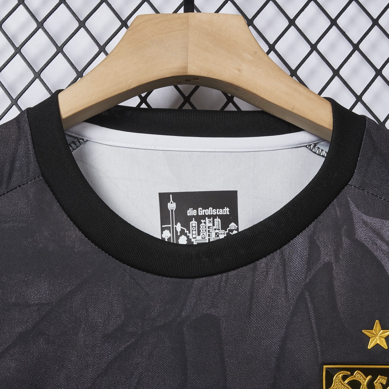 VfB Stuttgart 25-26 Third Black Jersey - Fans Version - Unitedfutballjersey