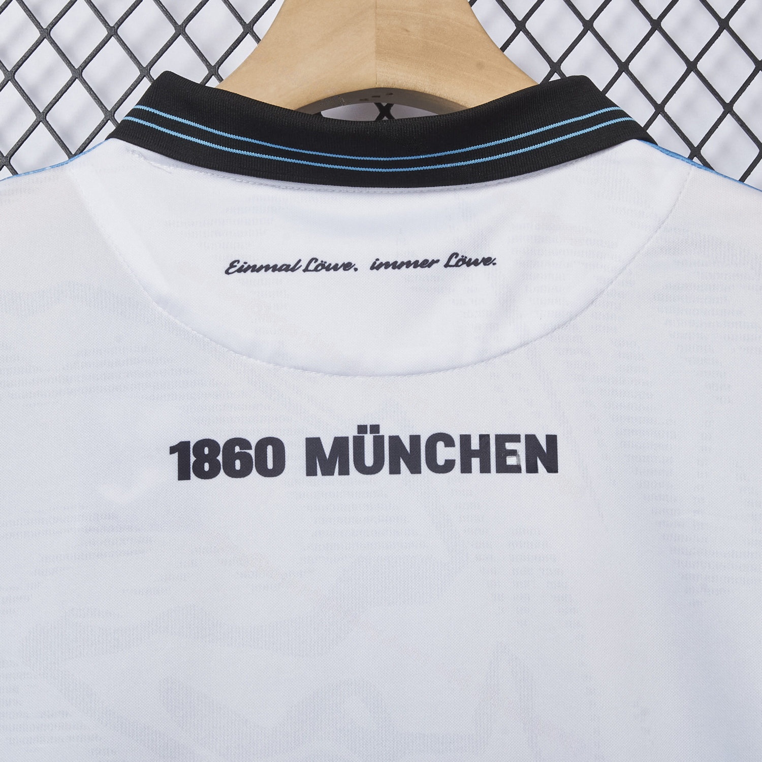 TSV 1860 München Munich 25-26 Blue And White Stripes Home Jersey - Fans Version - Unitedfutballjersey