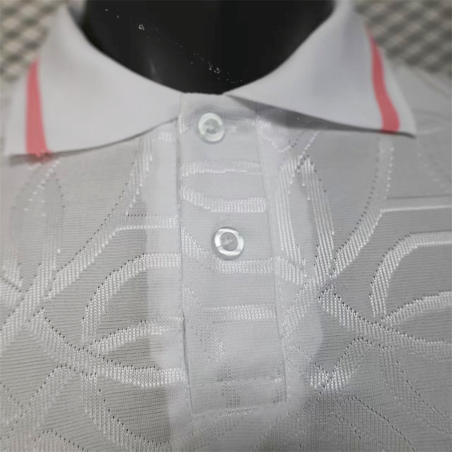 Paris Saint-Germain PSG 25-26 White And Pink Pre-Match Training Jersey - Player Version - Unitedfutballjersey