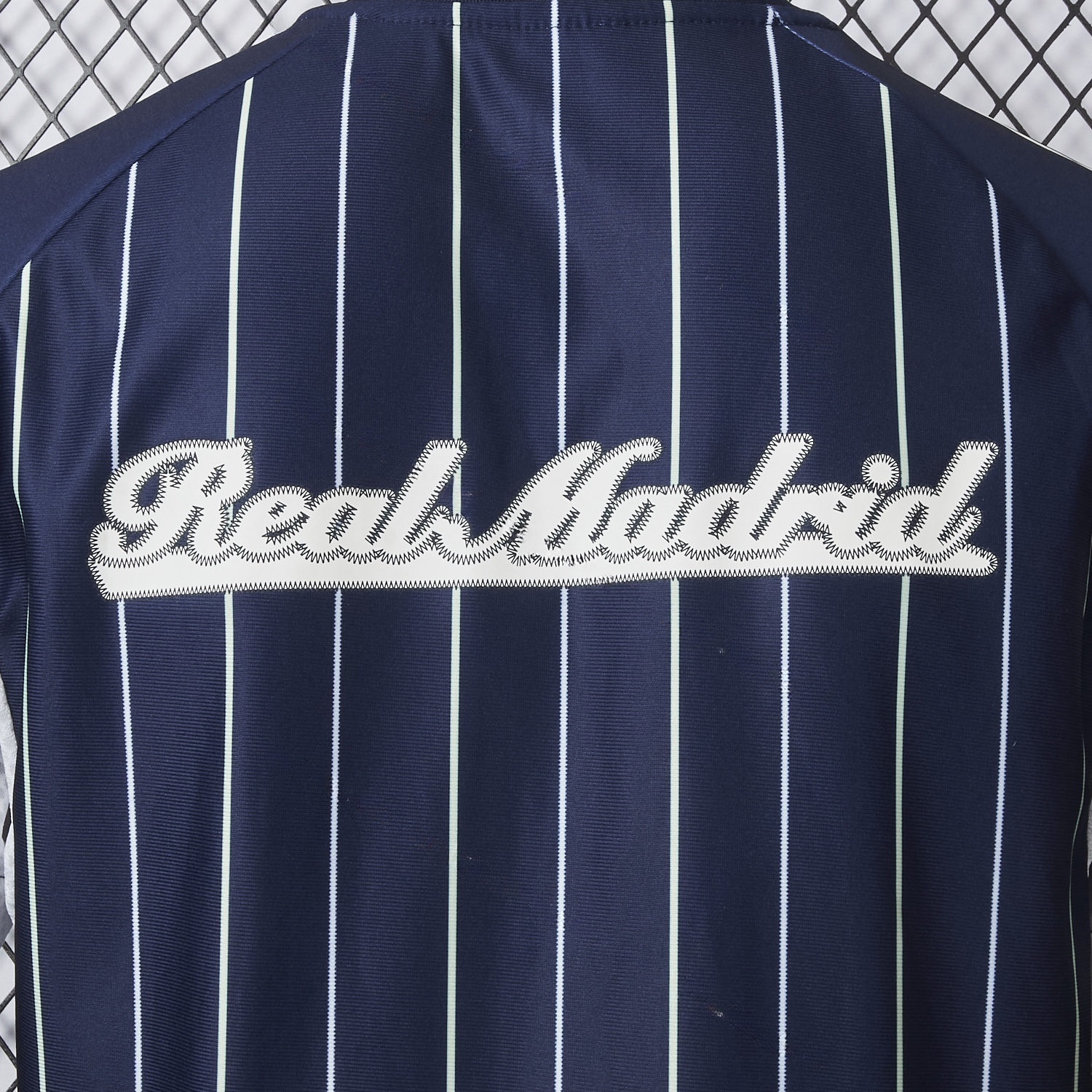 Real Madrid 25-26 Deep Blue Baseball Jersey - Player Version - Unitedfutballjersey