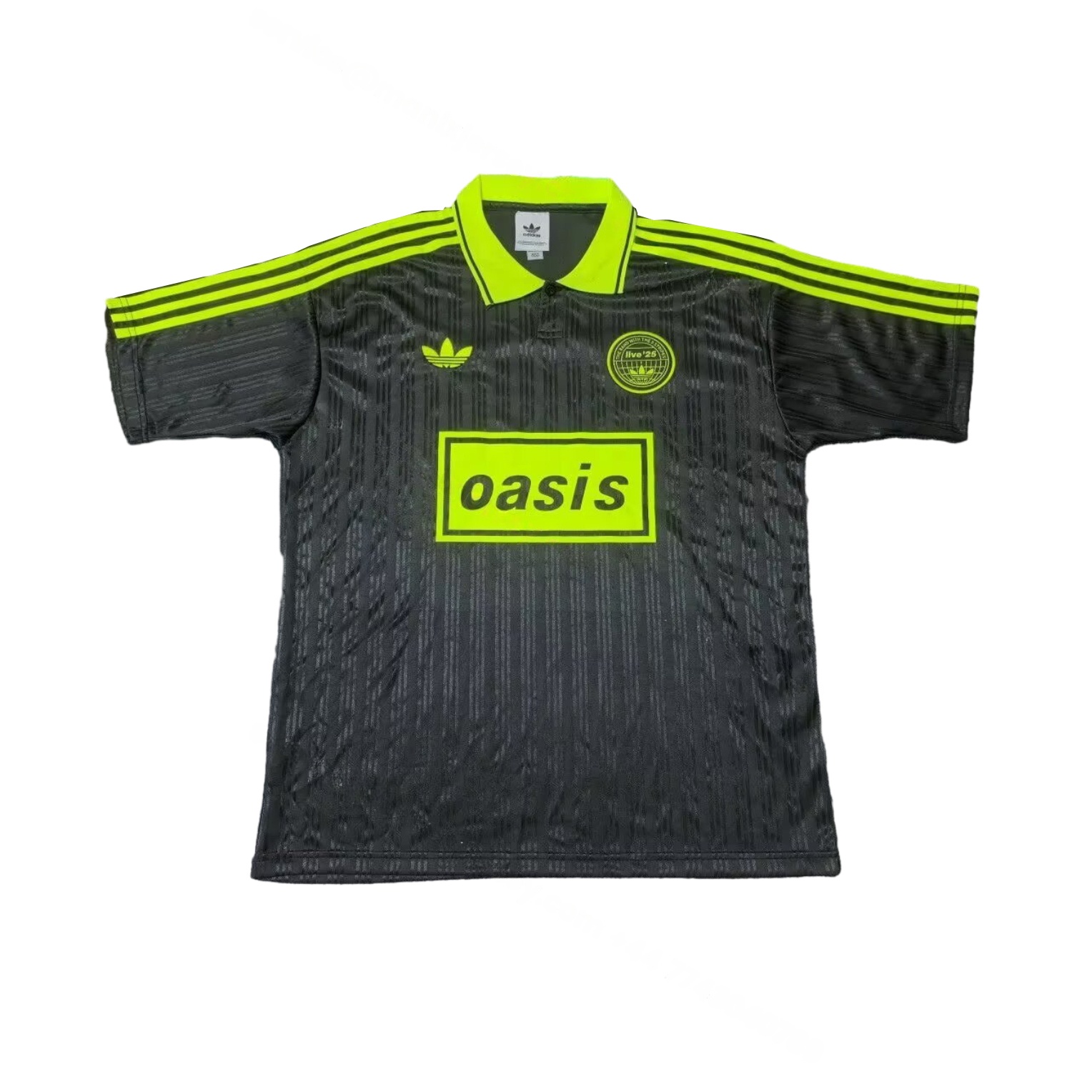 Bohemian 25-26 Oasis Originals Tour Black And Green Jersey With Number 25 - Fans Version - Unitedfutballjersey