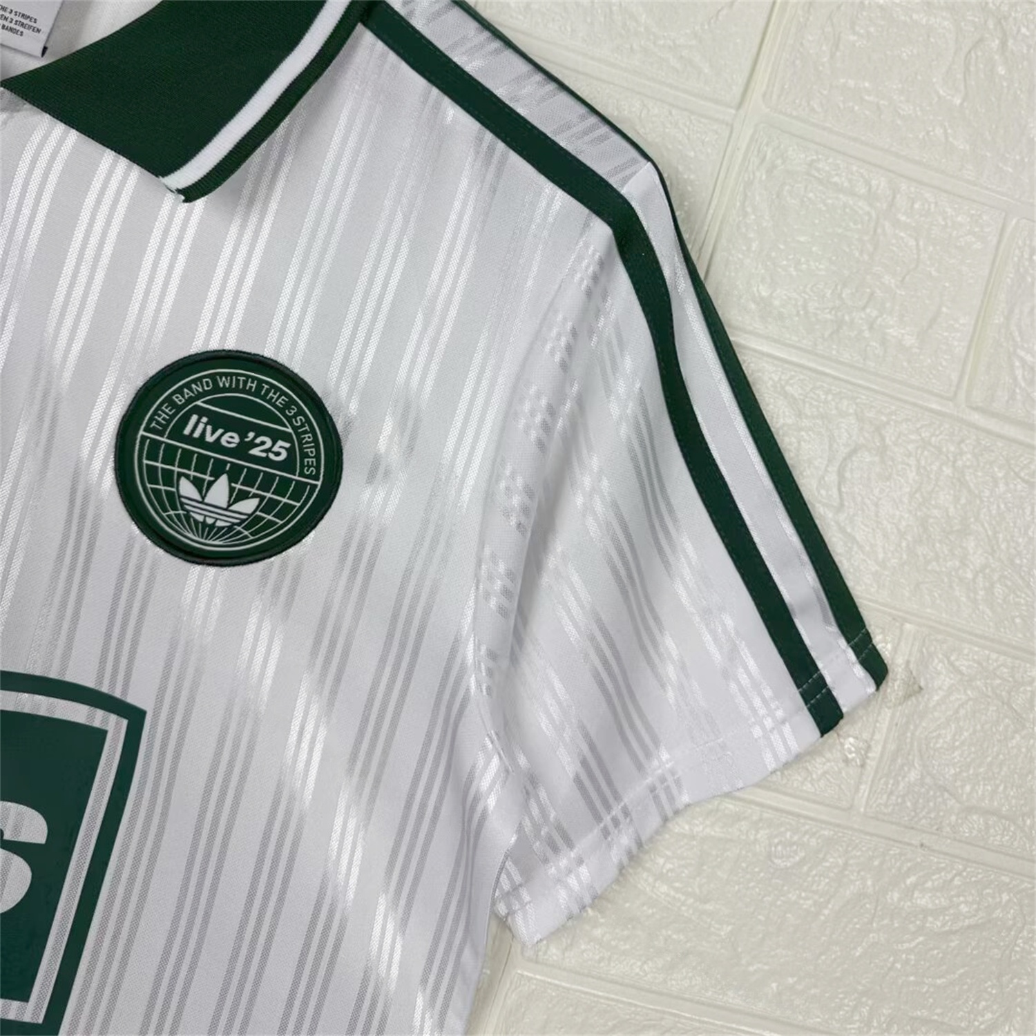 Bohemian 25-26 Oasis Originals Tour White Stripes Jersey - Fans Version - Unitedfutballjersey