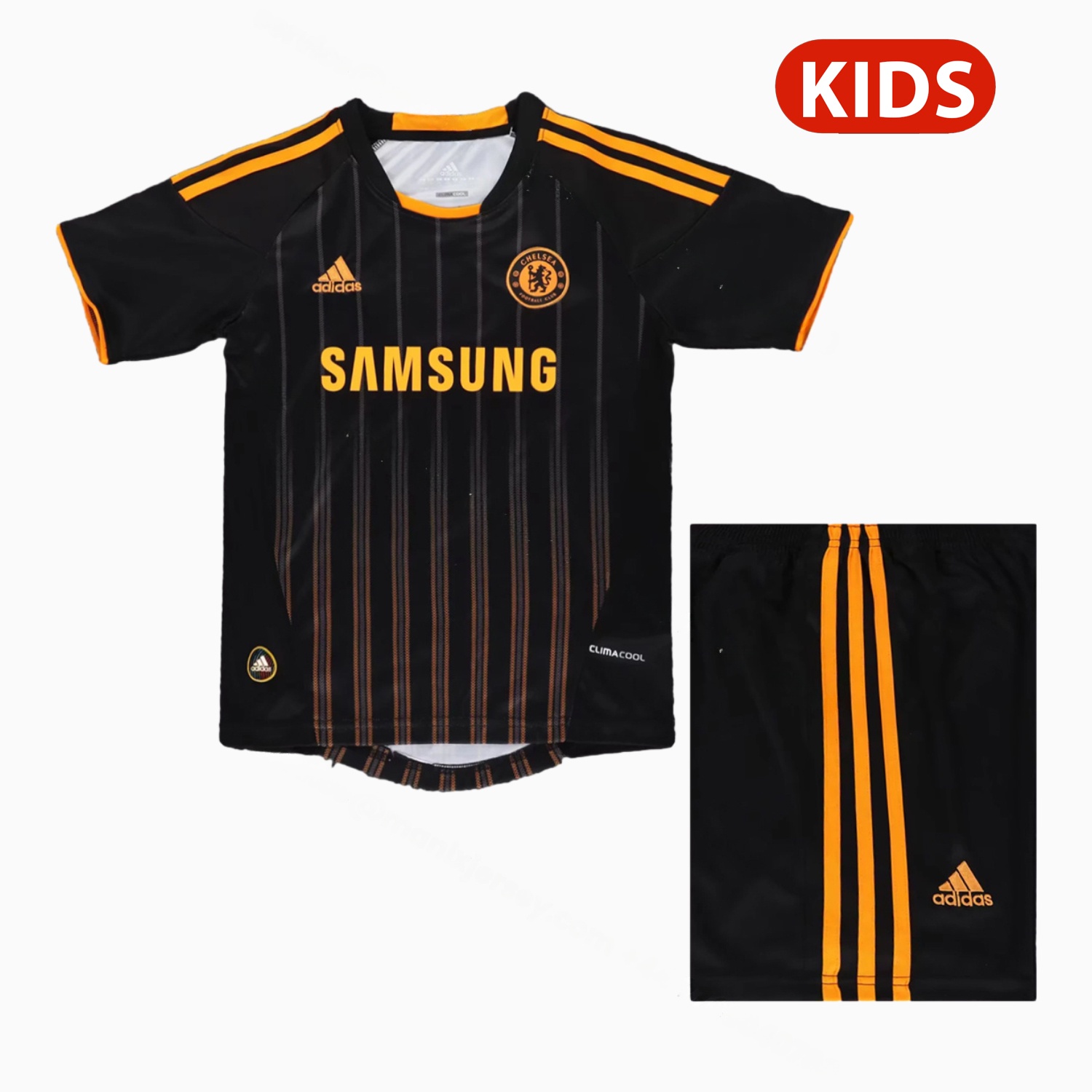 Retro C.H.E.L.S.E.A 2010-11 Away Kids Kit - Unitedfutballjersey