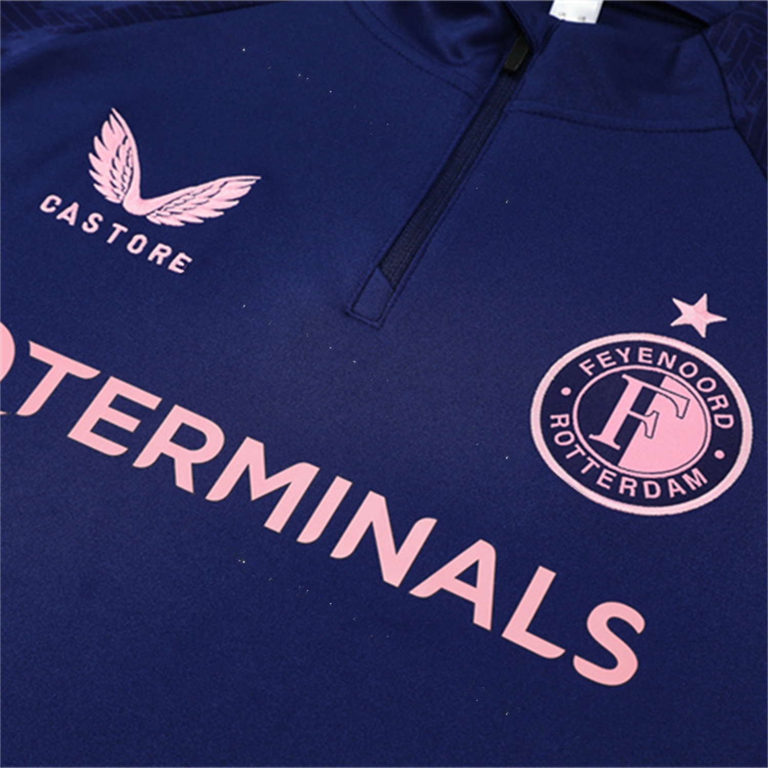 Feyenoord 25-26 Kids Long Sleeve Training Set - Royal Blue Top & Royal Blue Pants - Unitedfutballjersey