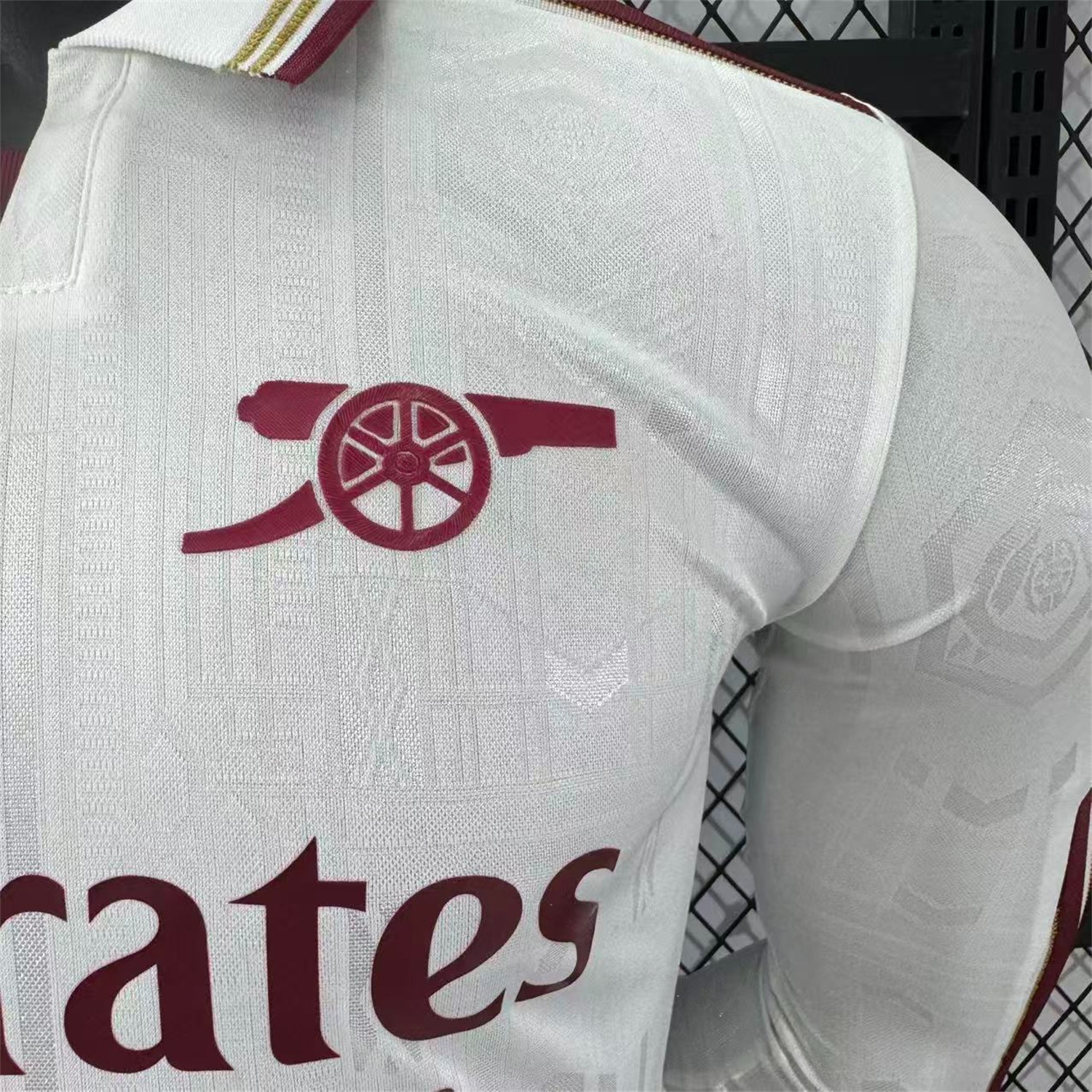 Arsenal 25-26 Third White Long Sleeves Jersey - Player Version - Unitedfutballjersey