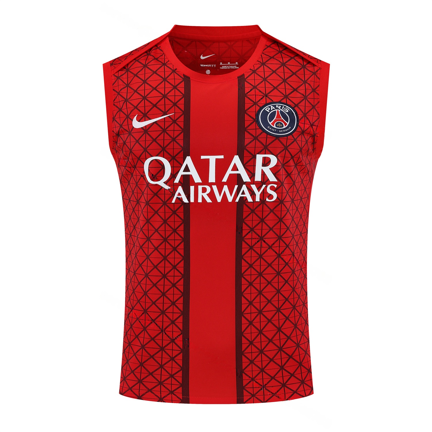 Paris Saint-Germain PSG 25-26 Vest Training Set - Red Vest & Deep Blue Shorts - Unitedfutballjersey